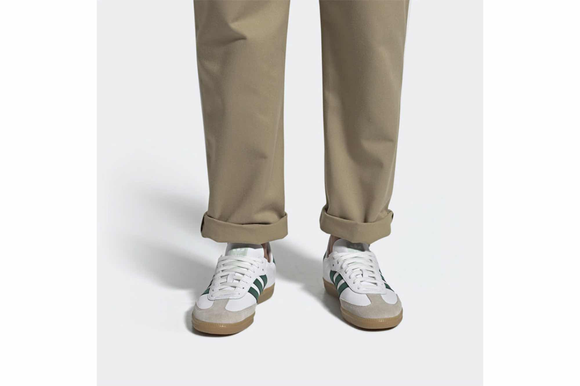 Adidas Samba OG 'White Collegiate Green' EE5451 - Image 7