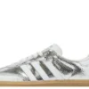 Adidas Samba OG 'Silver Metallic Cracked Leather' JR0035