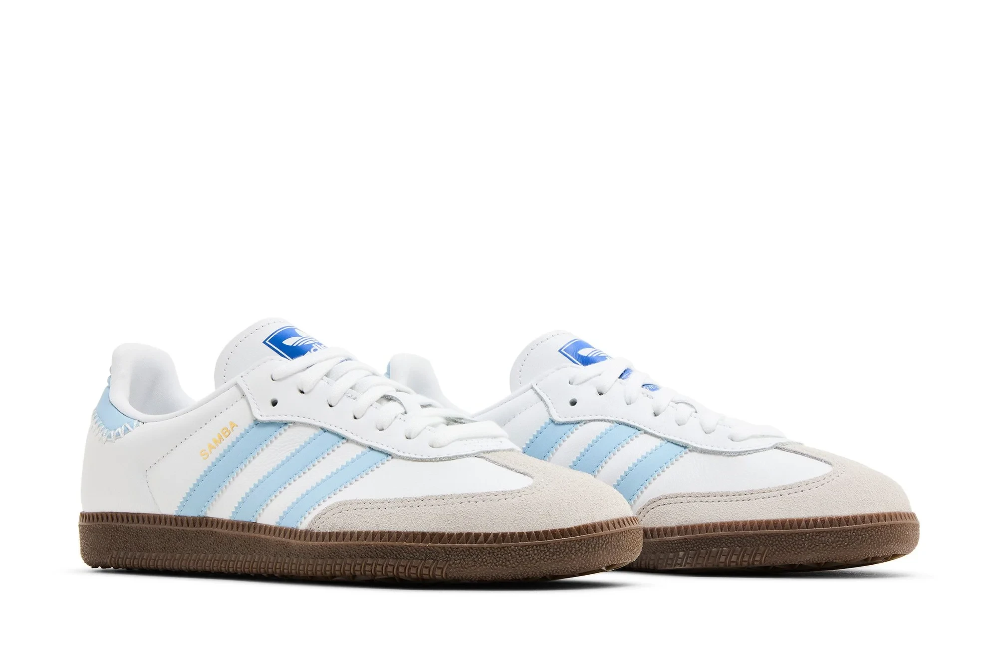 Adidas Samba OG 'Cloud White Light Blue' JI2003 - Image 8