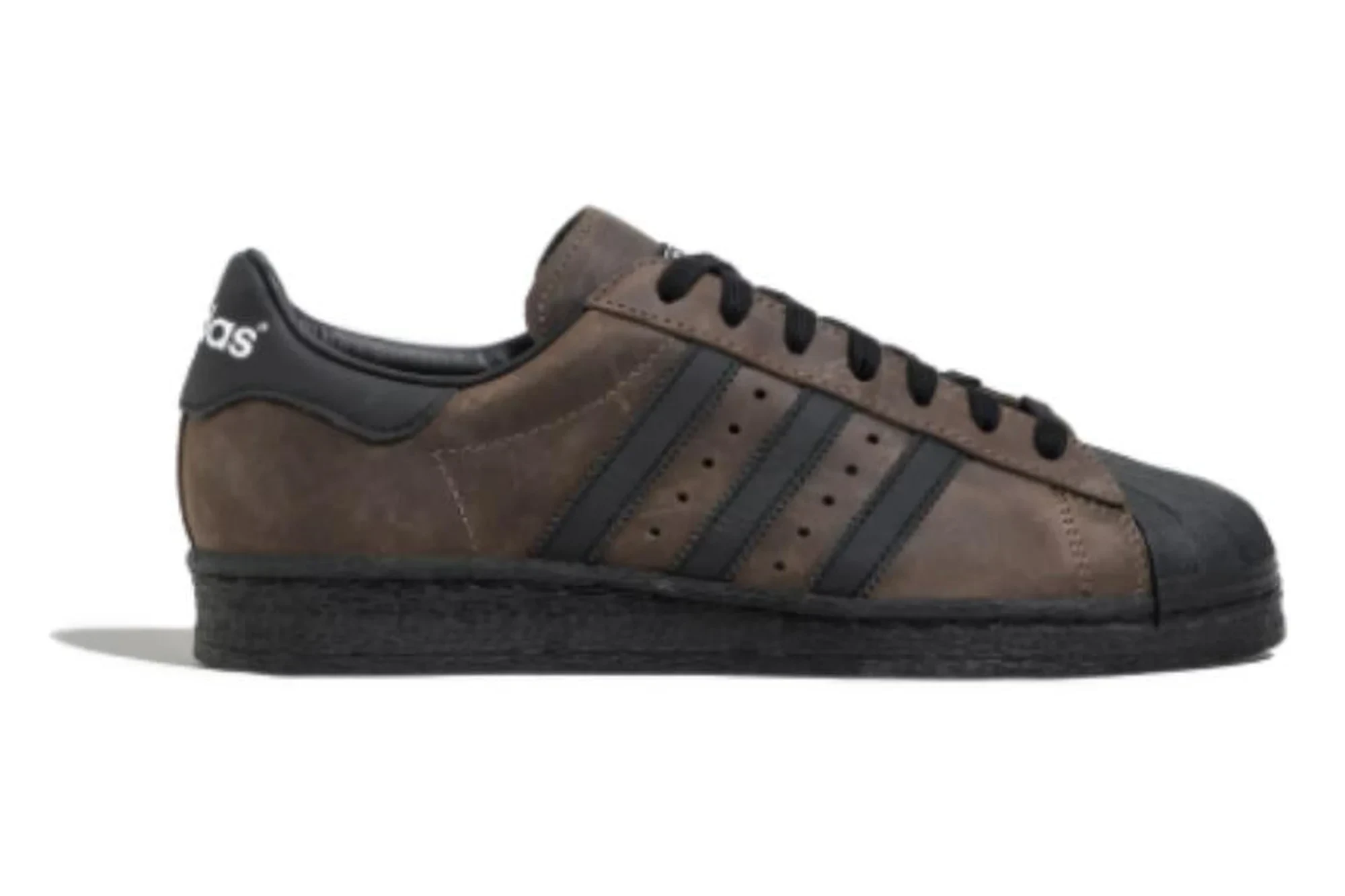 Adidas Originals Superstar 82 Shoes 'Brown Black' IF9034 - Image 3