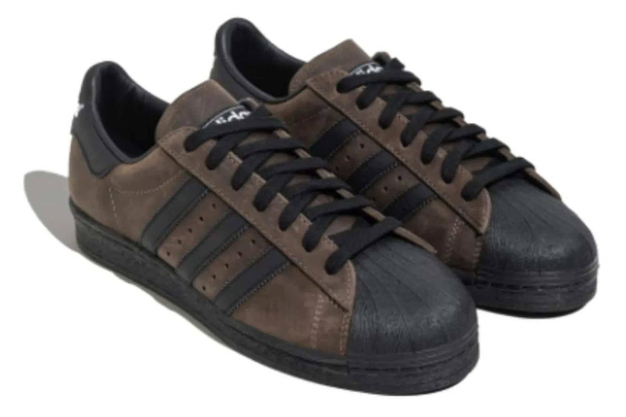 Adidas Originals Superstar 82 Shoes 'Brown Black' IF9034 - Image 4