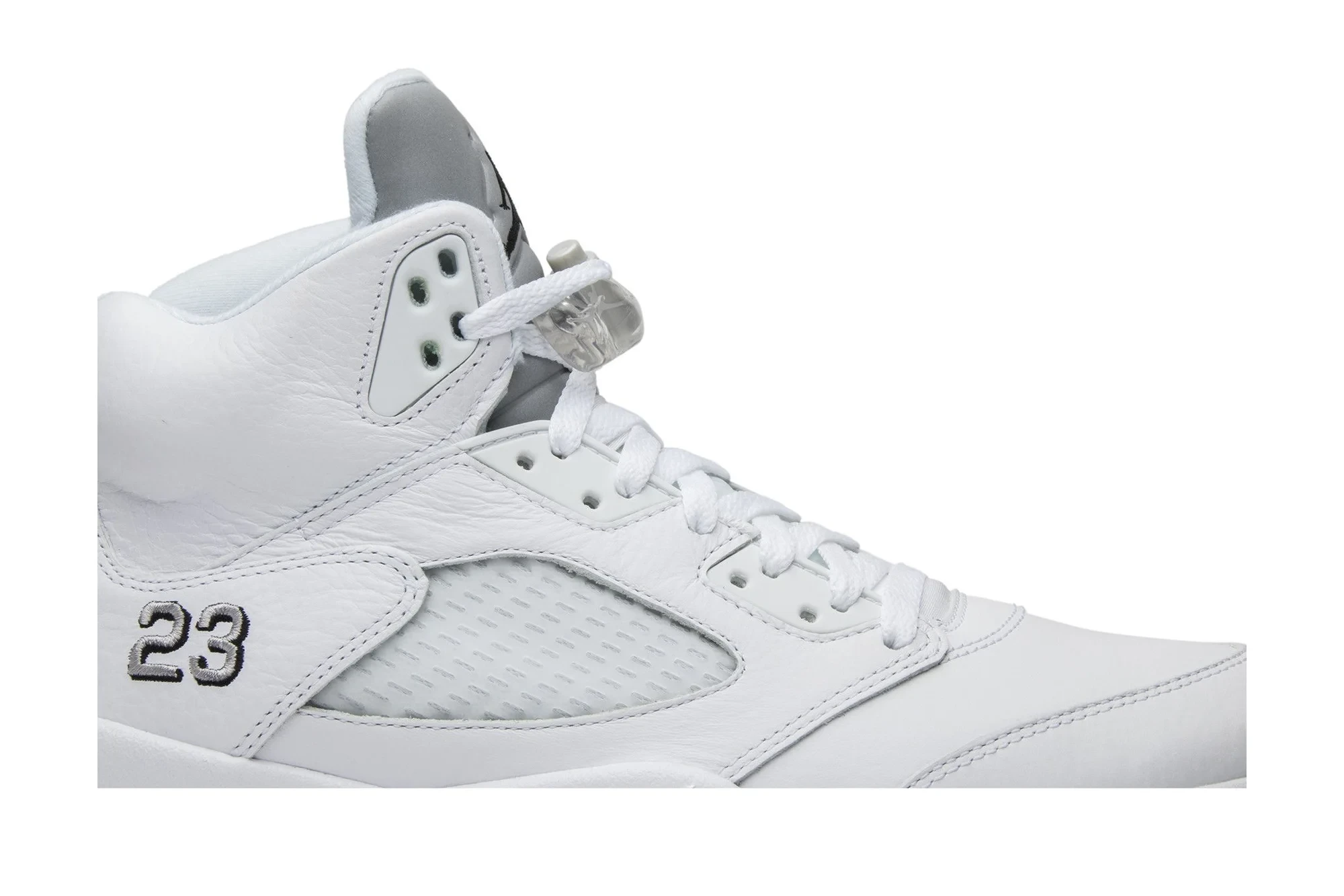 Air Jordan 5 Retro 'Metallic White' 2015 136027-130 - Image 2