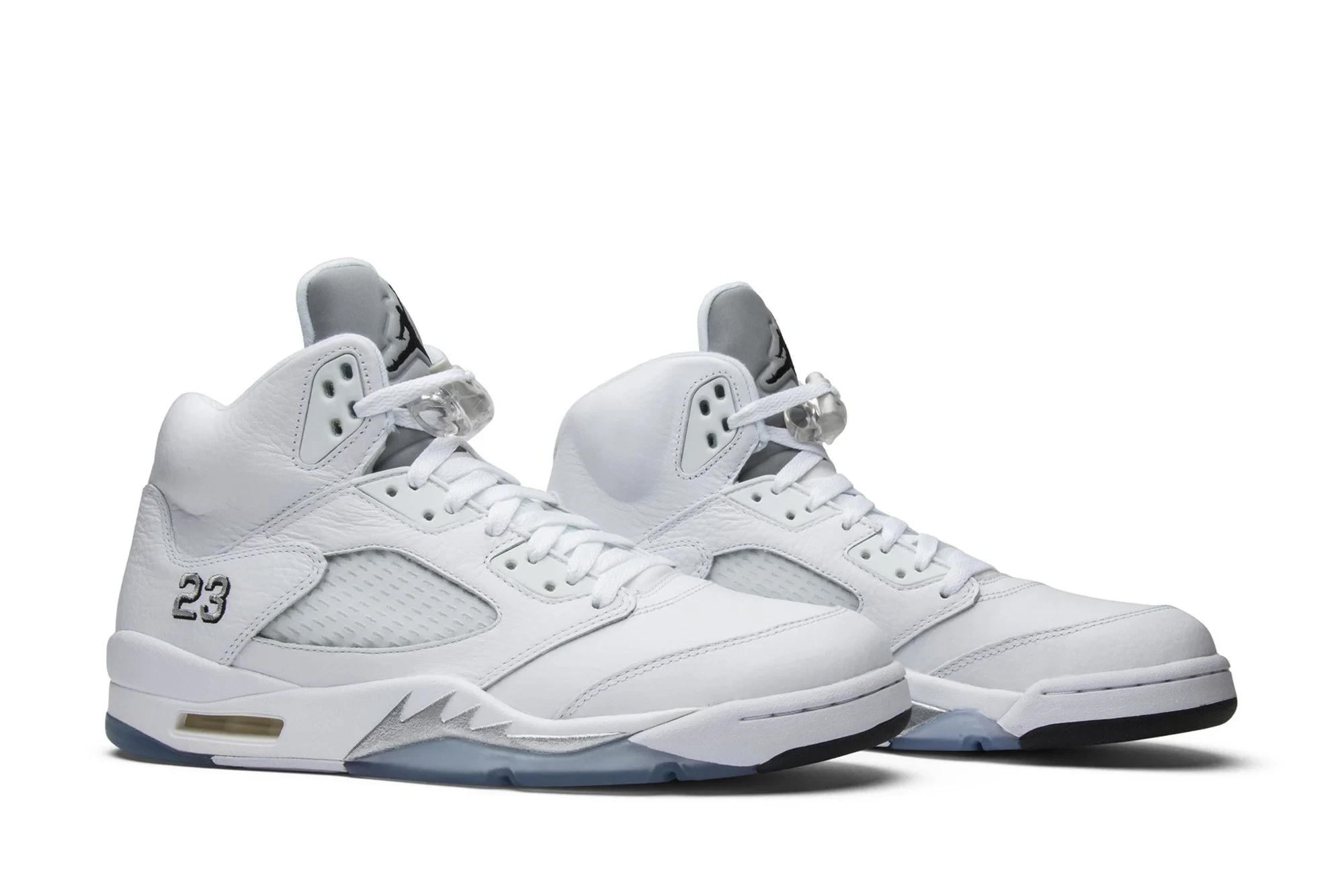 Air Jordan 5 Retro 'Metallic White' 2015 136027-130 - Image 8