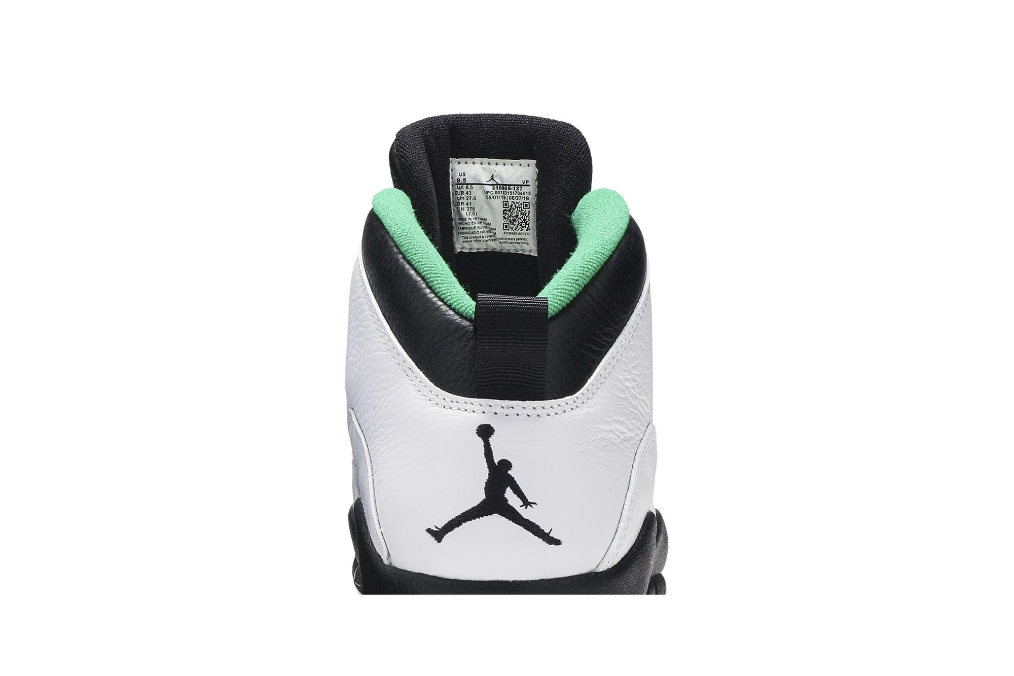 Air Jordan 10 Retro 'Seattle' 2019 310805-137 - Image 7