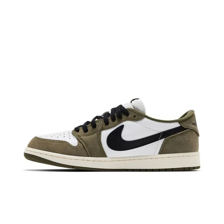 Air Jordan 1 Retro Low OG ‘Medium Olive’ HQ6998-200 - Image 3