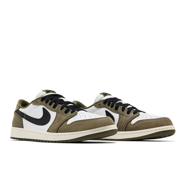 Air Jordan 1 Retro Low OG ‘Medium Olive’ HQ6998-200 - Image 8