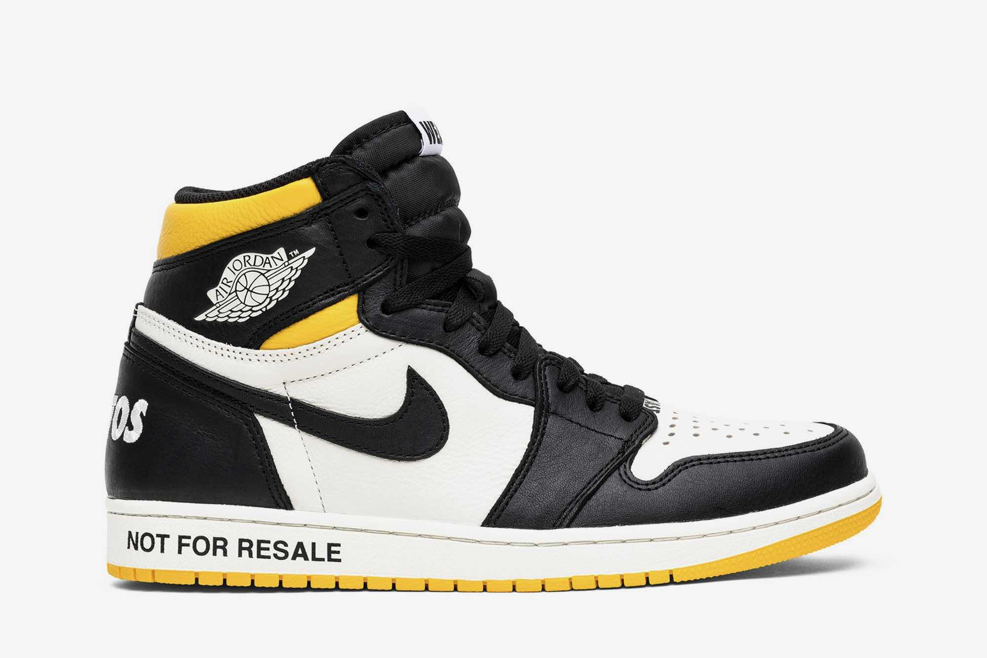 Air Jordan 1 Retro High OG NRG ‘Not For Resale Yellow’ 861428-107