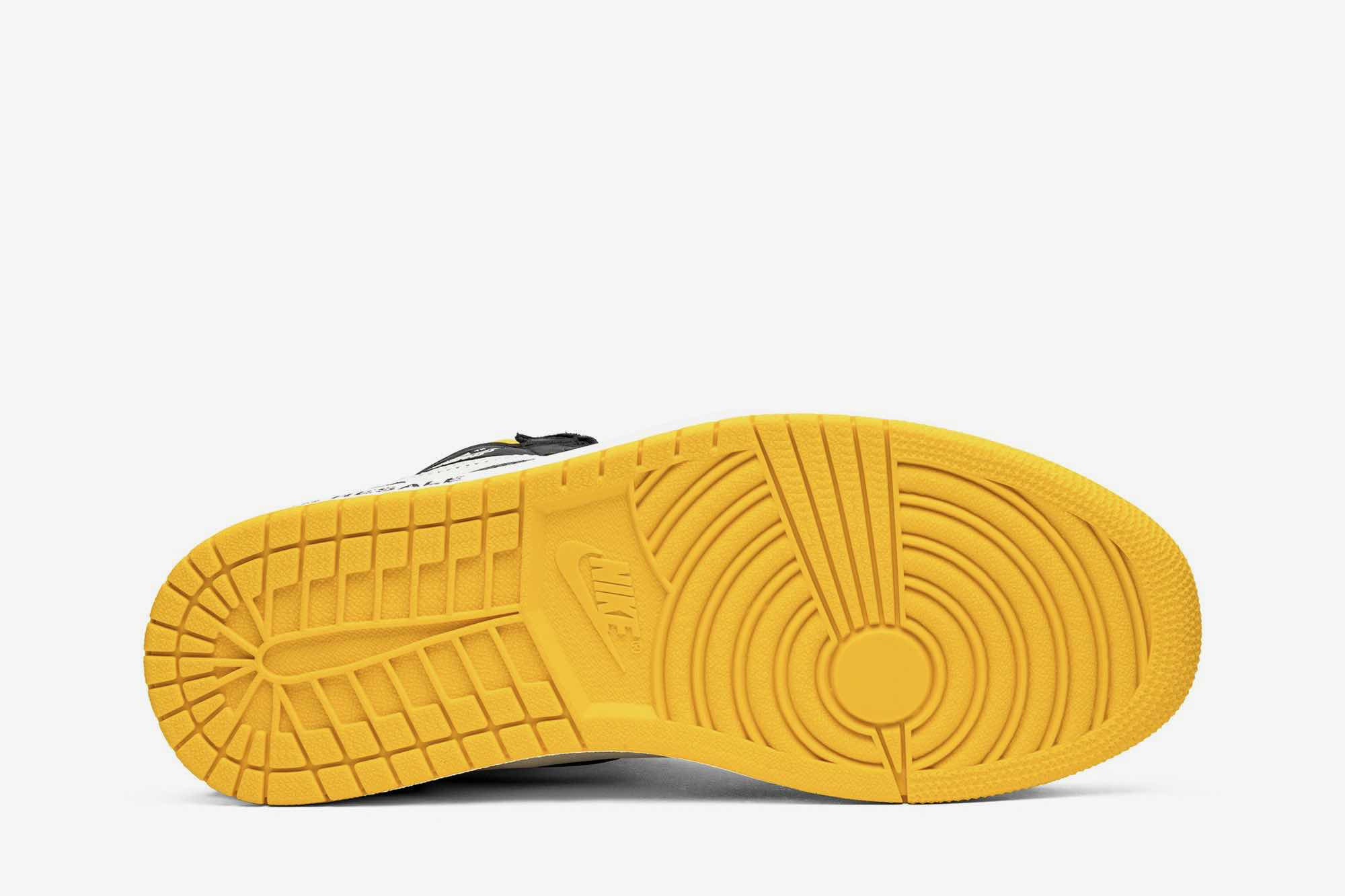 Air Jordan 1 Retro High OG NRG ‘Not For Resale Yellow’ 861428-107 - Image 4
