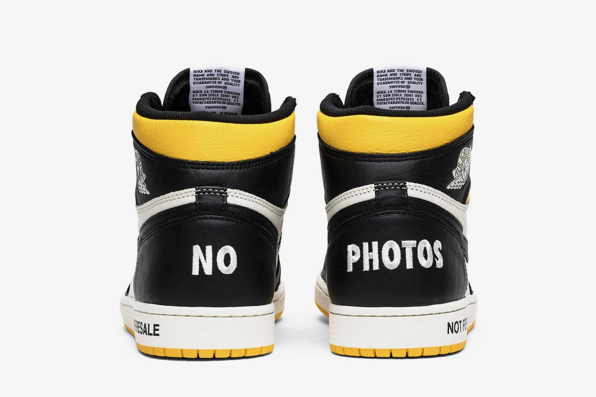 Air Jordan 1 Retro High OG NRG ‘Not For Resale Yellow’ 861428-107 - Image 6