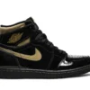 Air Jordan 1 Retro High OG 'Black Metallic Gold' 555088-032
