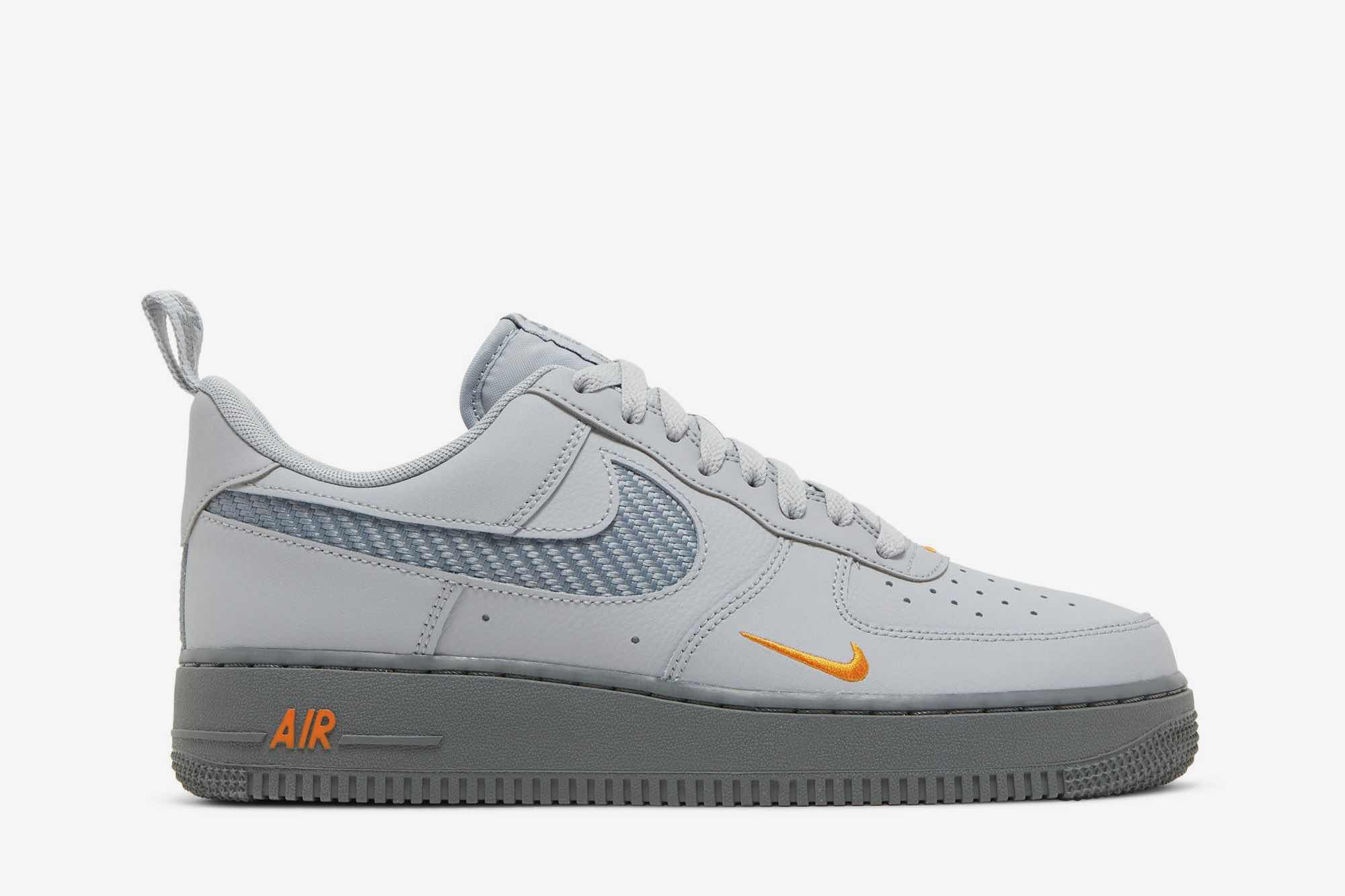 Nike Air Force 1 ’07 ‘Wolf Grey Kumquat’ DR0155-001
