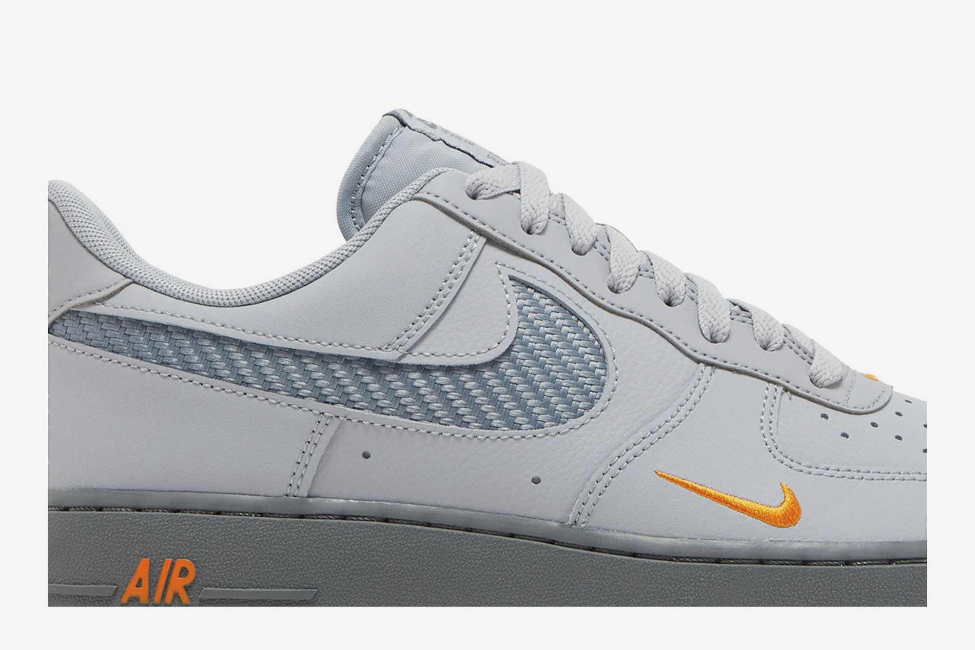 Nike Air Force 1 ’07 ‘Wolf Grey Kumquat’ DR0155-001 - Image 2