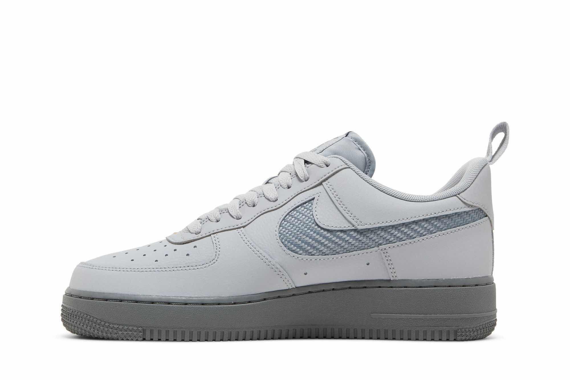 Nike Air Force 1 ’07 ‘Wolf Grey Kumquat’ DR0155-001 - Image 3