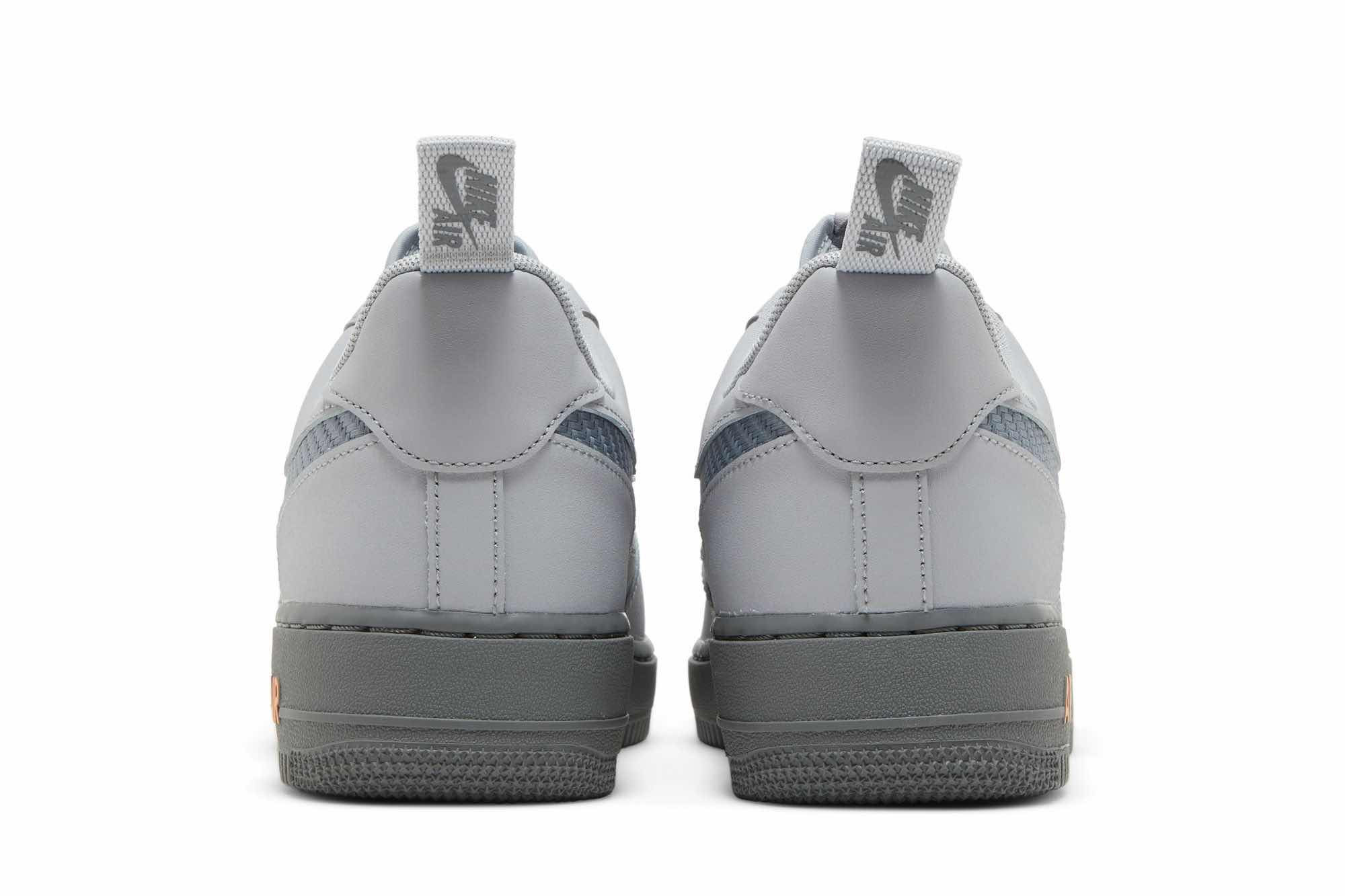 Nike Air Force 1 ’07 ‘Wolf Grey Kumquat’ DR0155-001 - Image 6