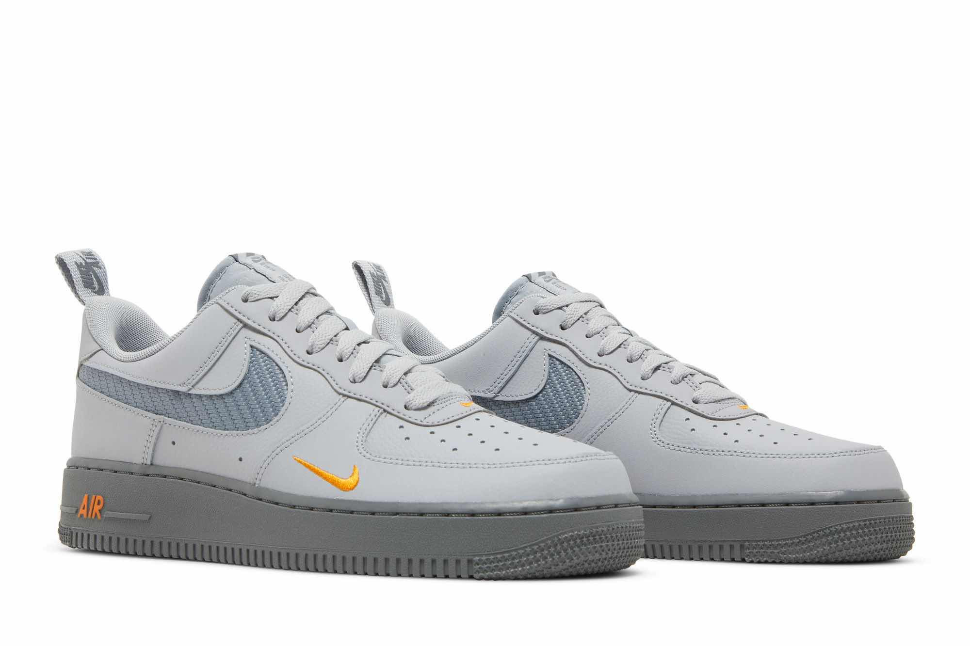 Nike Air Force 1 ’07 ‘Wolf Grey Kumquat’ DR0155-001 - Image 8