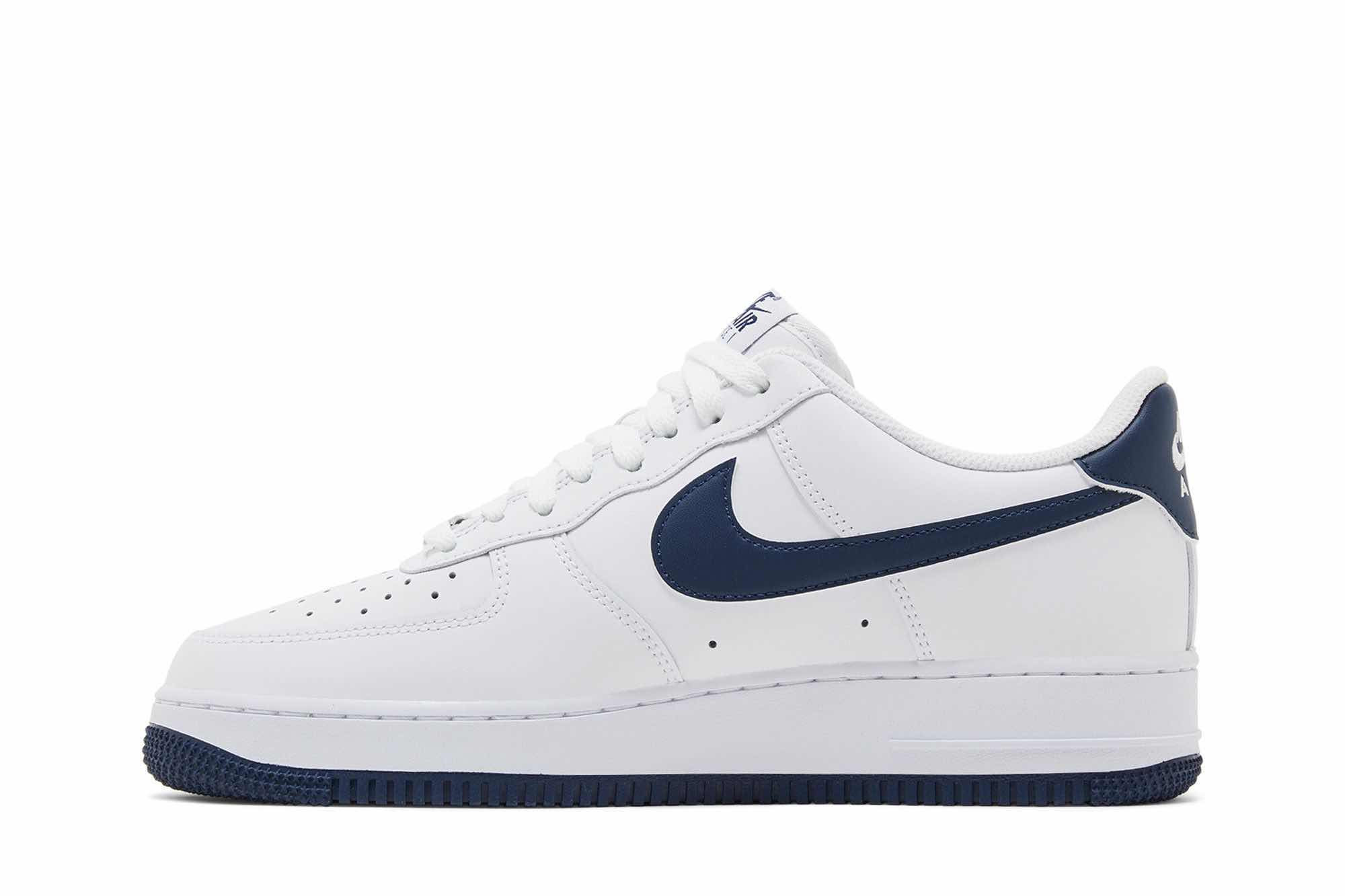 Nike Air Force 1 ’07 ‘White Midnight Navy’ FJ4146-104 - Image 3