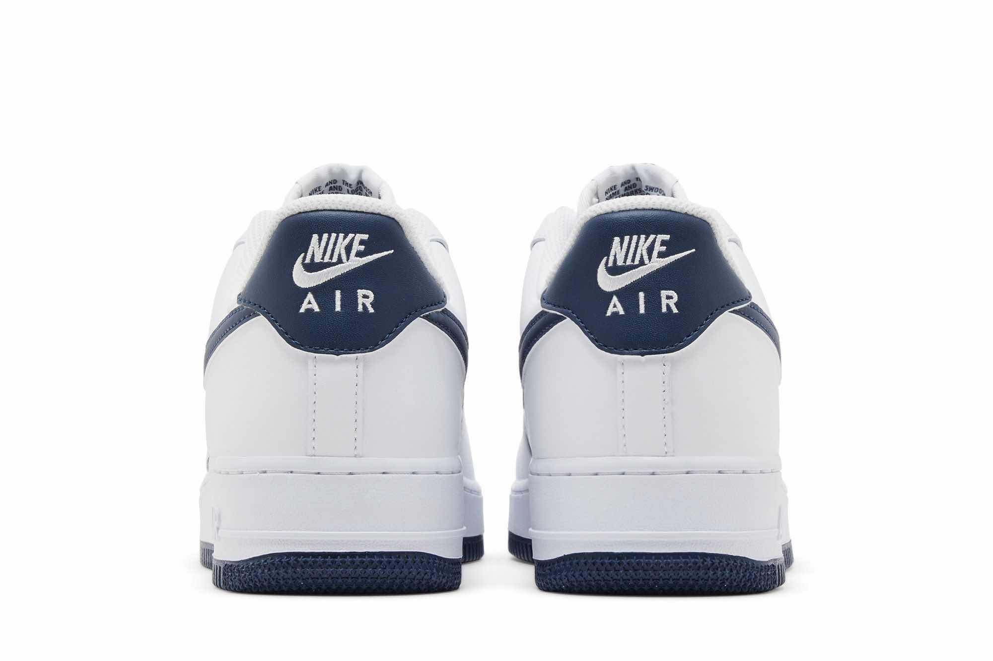 Nike Air Force 1 ’07 ‘White Midnight Navy’ FJ4146-104 - Image 6