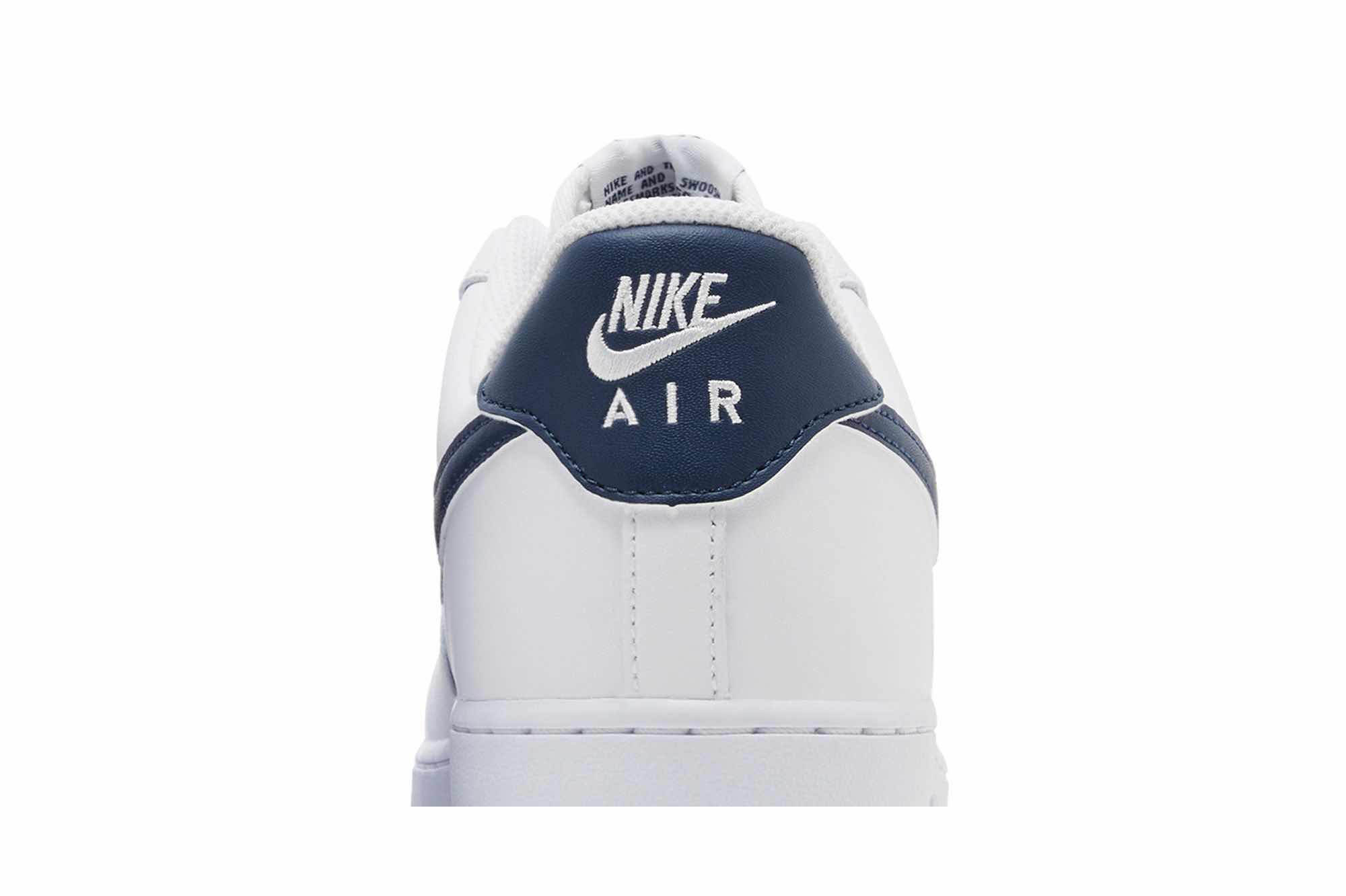 Nike Air Force 1 ’07 ‘White Midnight Navy’ FJ4146-104 - Image 7