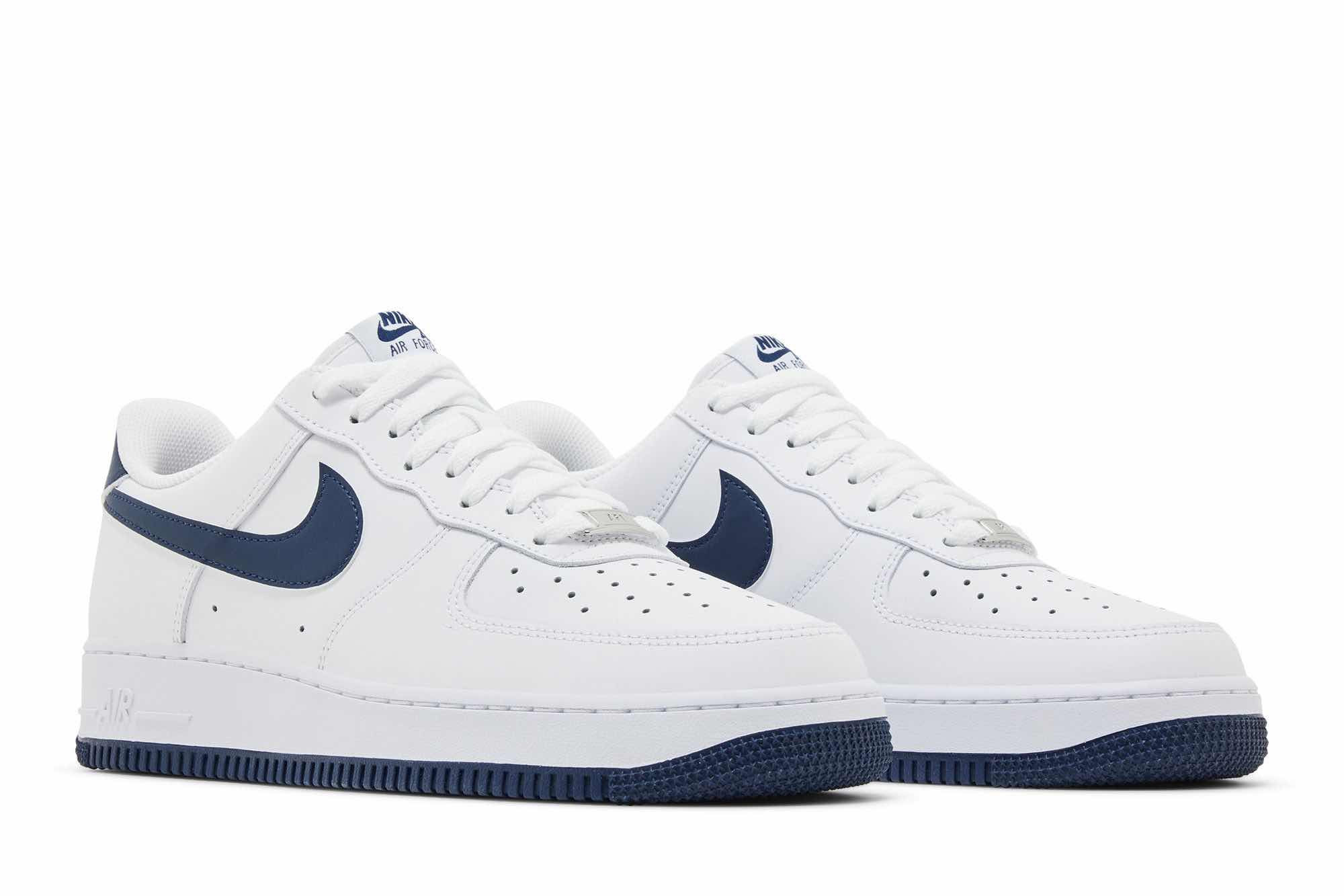 Nike Air Force 1 ’07 ‘White Midnight Navy’ FJ4146-104 - Image 8