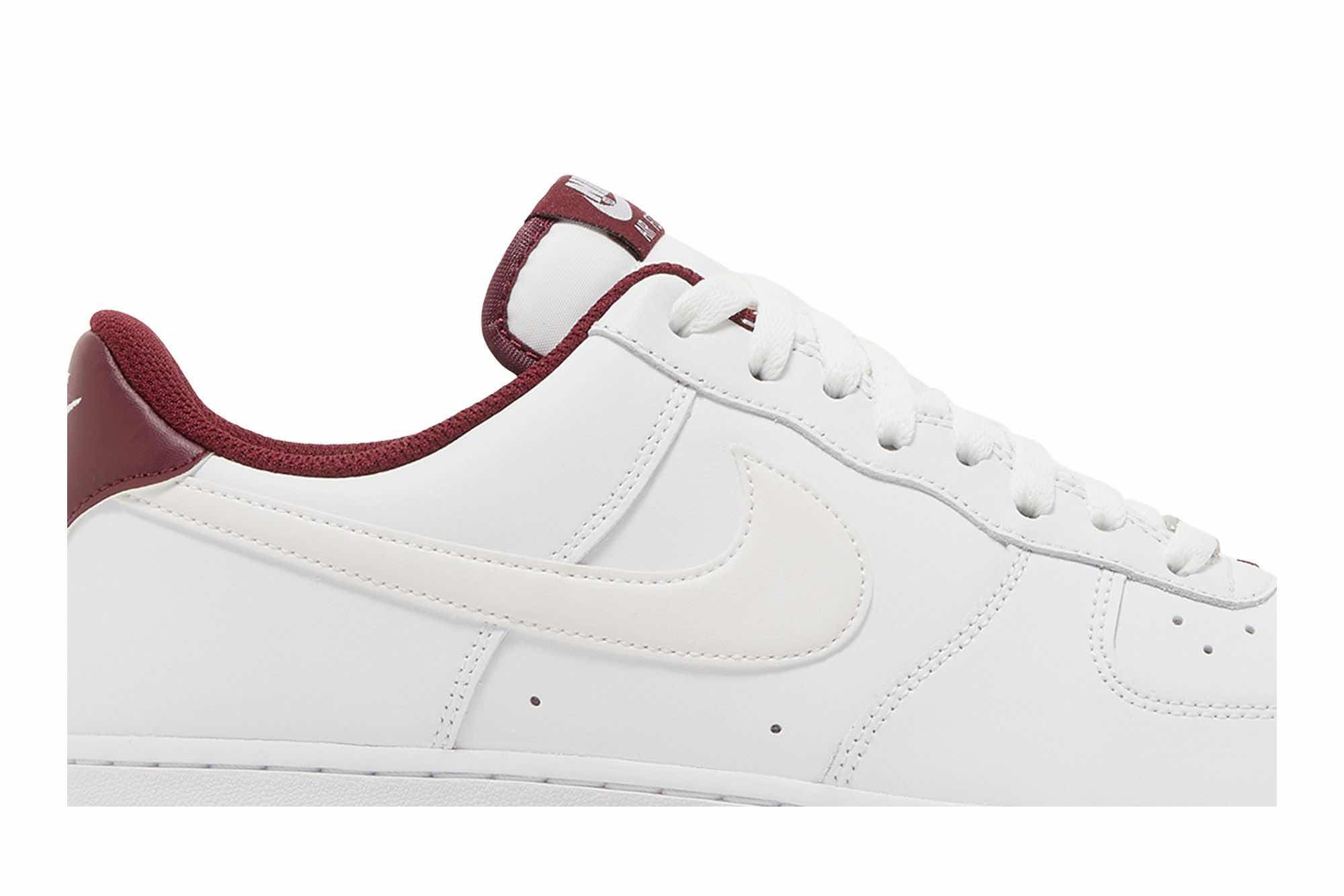 Nike Air Force 1 ’07 ‘White Dark Beetroot’ DH7561-106 - Image 2