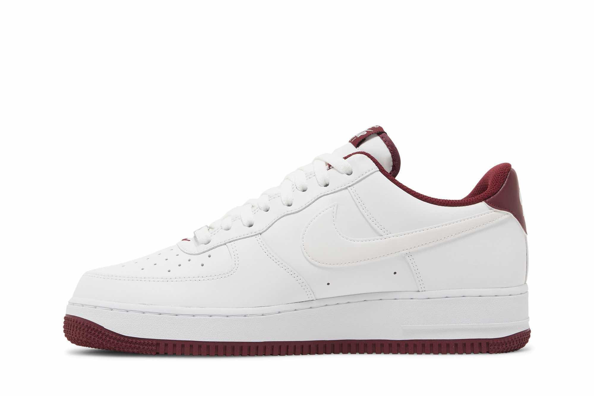 Nike Air Force 1 ’07 ‘White Dark Beetroot’ DH7561-106 - Image 3