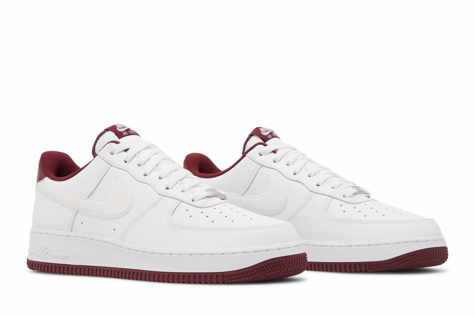 Nike Air Force 1 ’07 ‘White Dark Beetroot’ DH7561-106 - Image 8