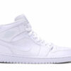 Air Jordan 1 Mid ‘Triple White 2018’ 554724-109
