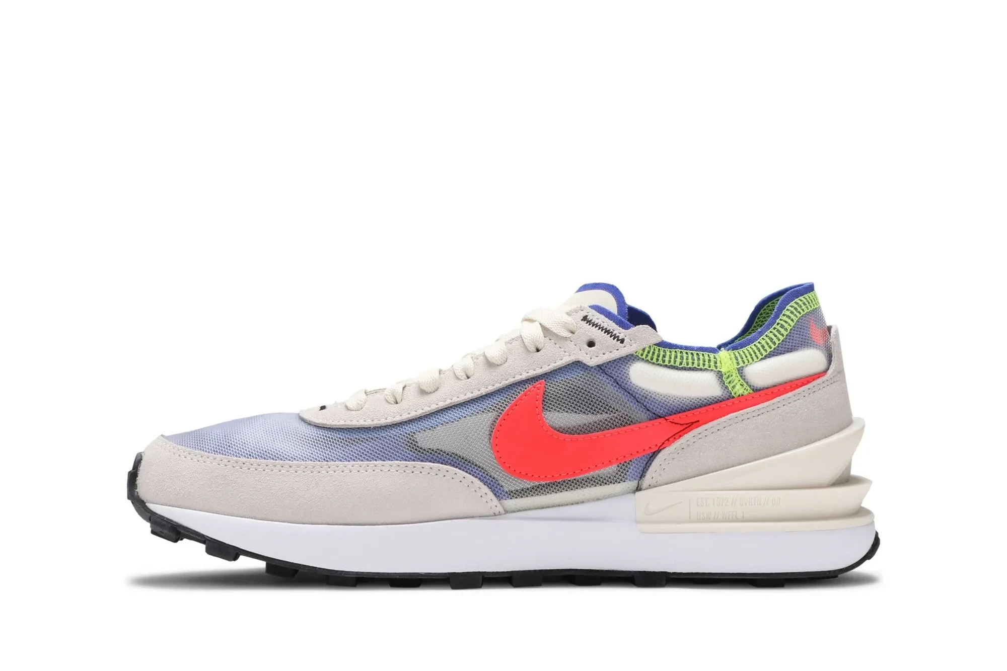 Nike Waffle One 'Coconut Milk Crimson Royal' DA7995-101 - Image 3