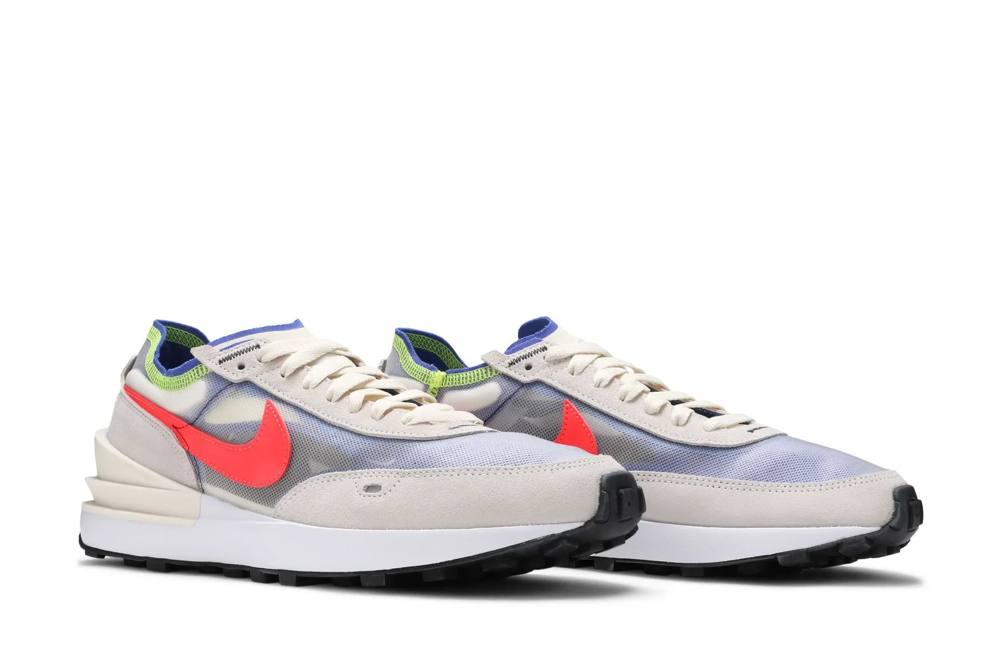 Nike Waffle One 'Coconut Milk Crimson Royal' DA7995-101 - Image 8