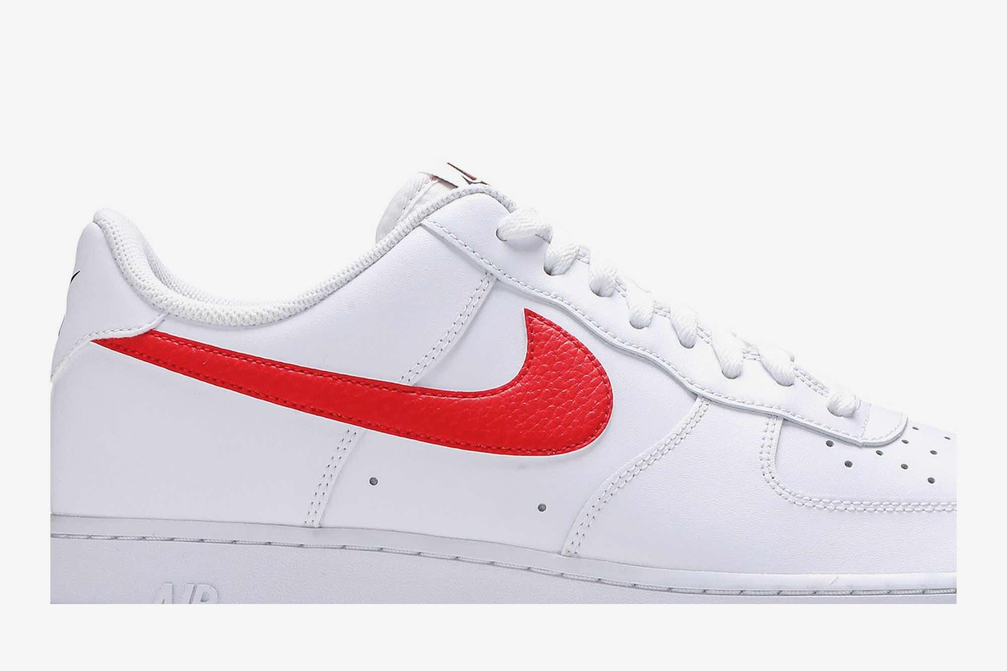 Nike Air Force 1 ’07 ‘Mismatched Swooshes - White’ CT2816-100 - Image 2