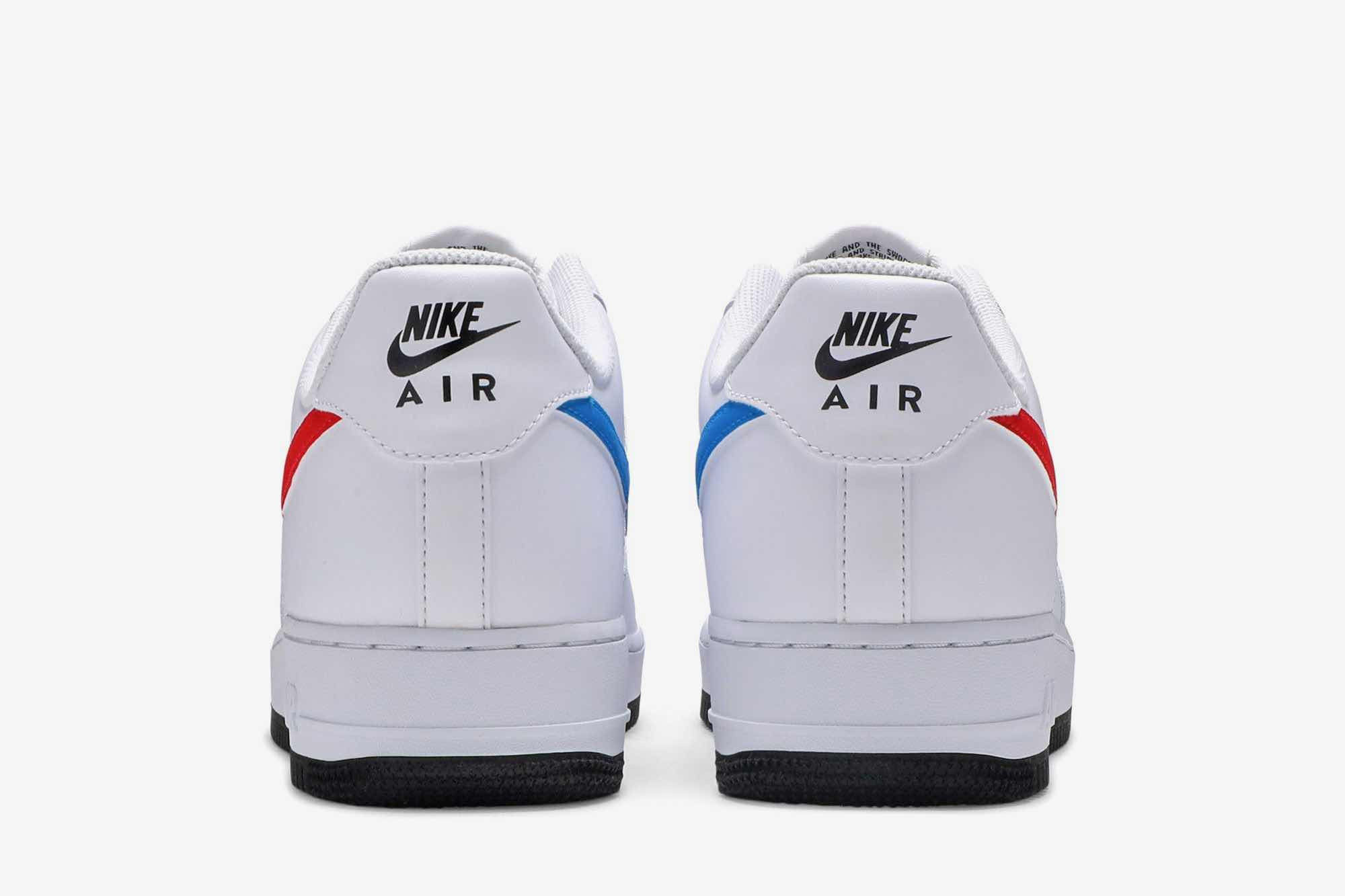 Nike Air Force 1 ’07 ‘Mismatched Swooshes - White’ CT2816-100 - Image 6