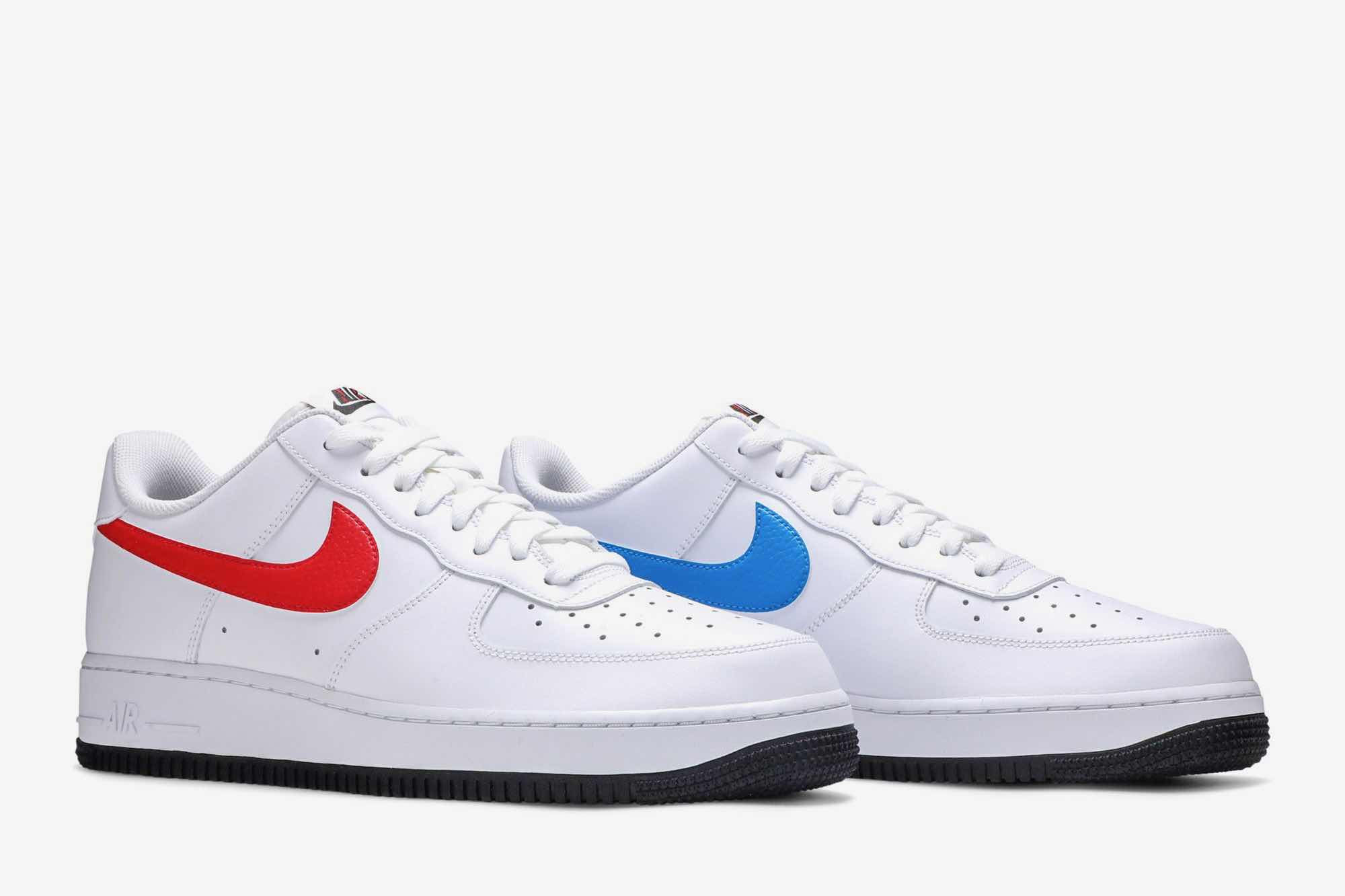 Nike Air Force 1 ’07 ‘Mismatched Swooshes - White’ CT2816-100 - Image 8