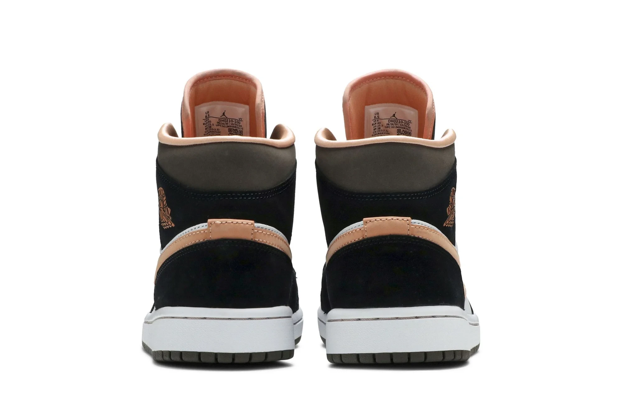 Air Jordan 1 Mid SE 'Peach Mocha' DH0210-100 - Image 6