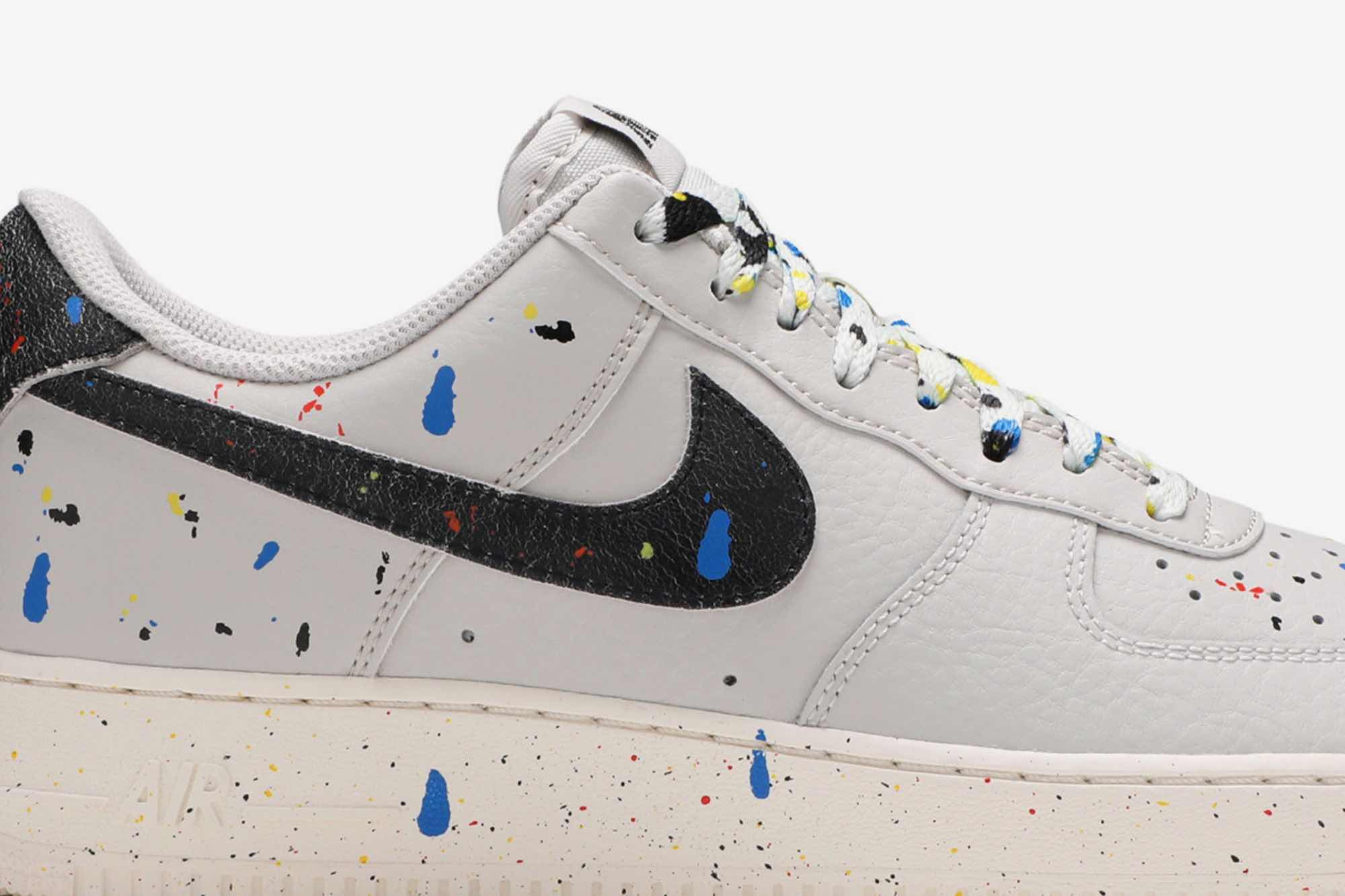 Nike Air Force 1 ’07 LV8 ‘Paint Splatter - Light Bone’ CZ0339-001 - Image 2