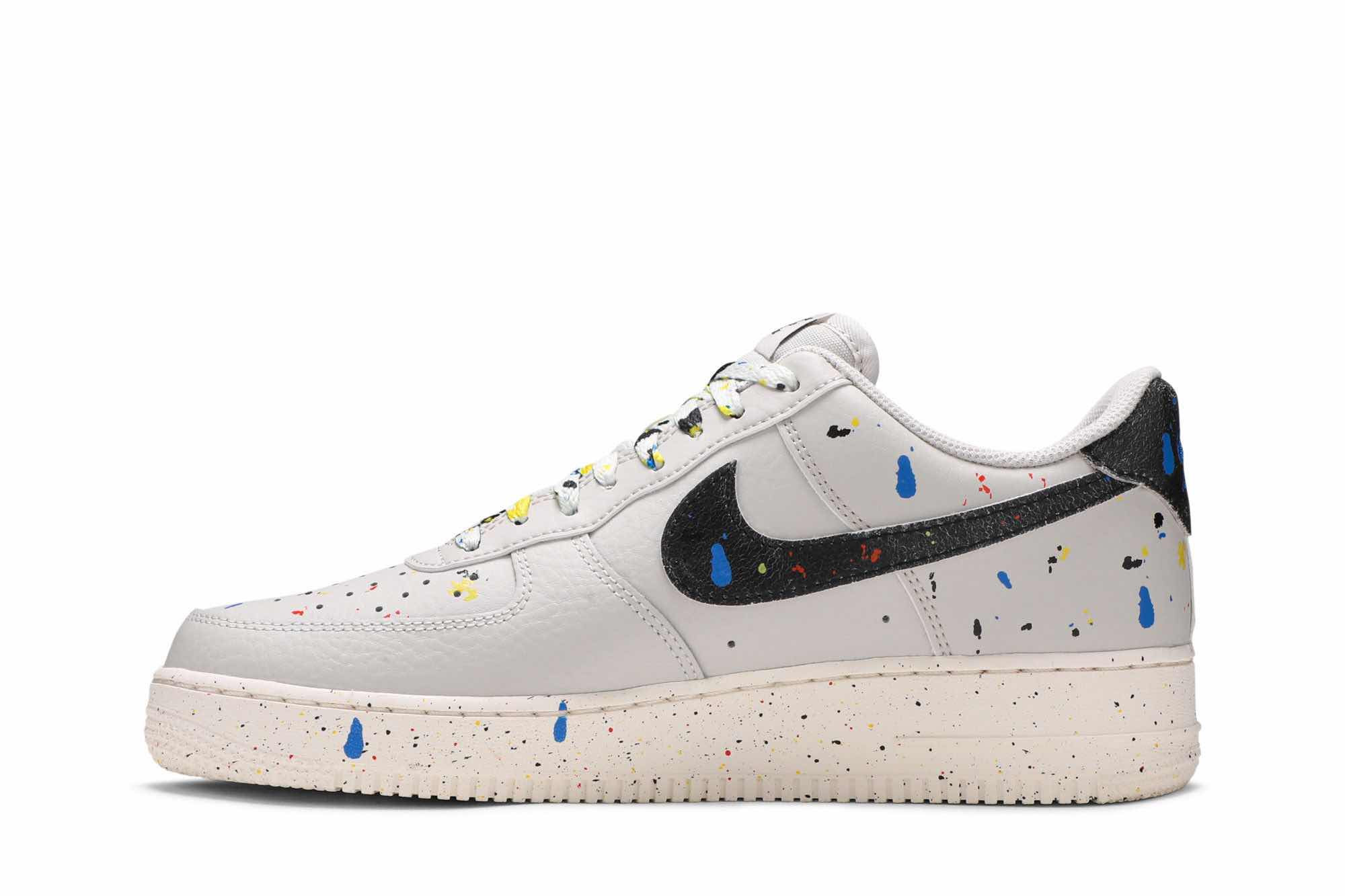 Nike Air Force 1 ’07 LV8 ‘Paint Splatter - Light Bone’ CZ0339-001 - Image 3