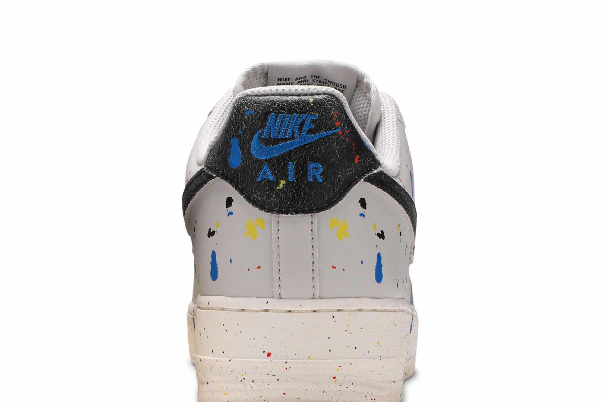 Nike Air Force 1 ’07 LV8 ‘Paint Splatter - Light Bone’ CZ0339-001 - Image 7