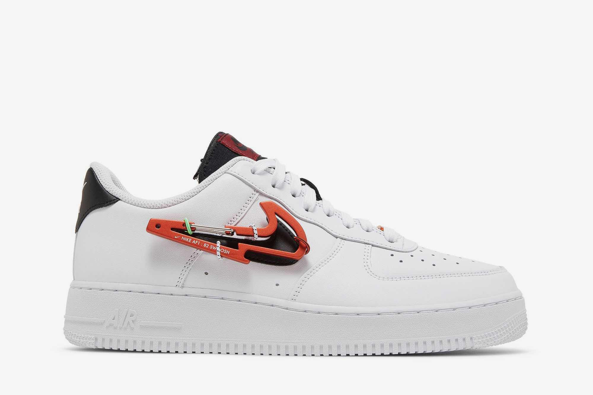 Nike Air Force 1 ’07 Premium ‘Carabiner - White Habanero Red’ DH7579-100