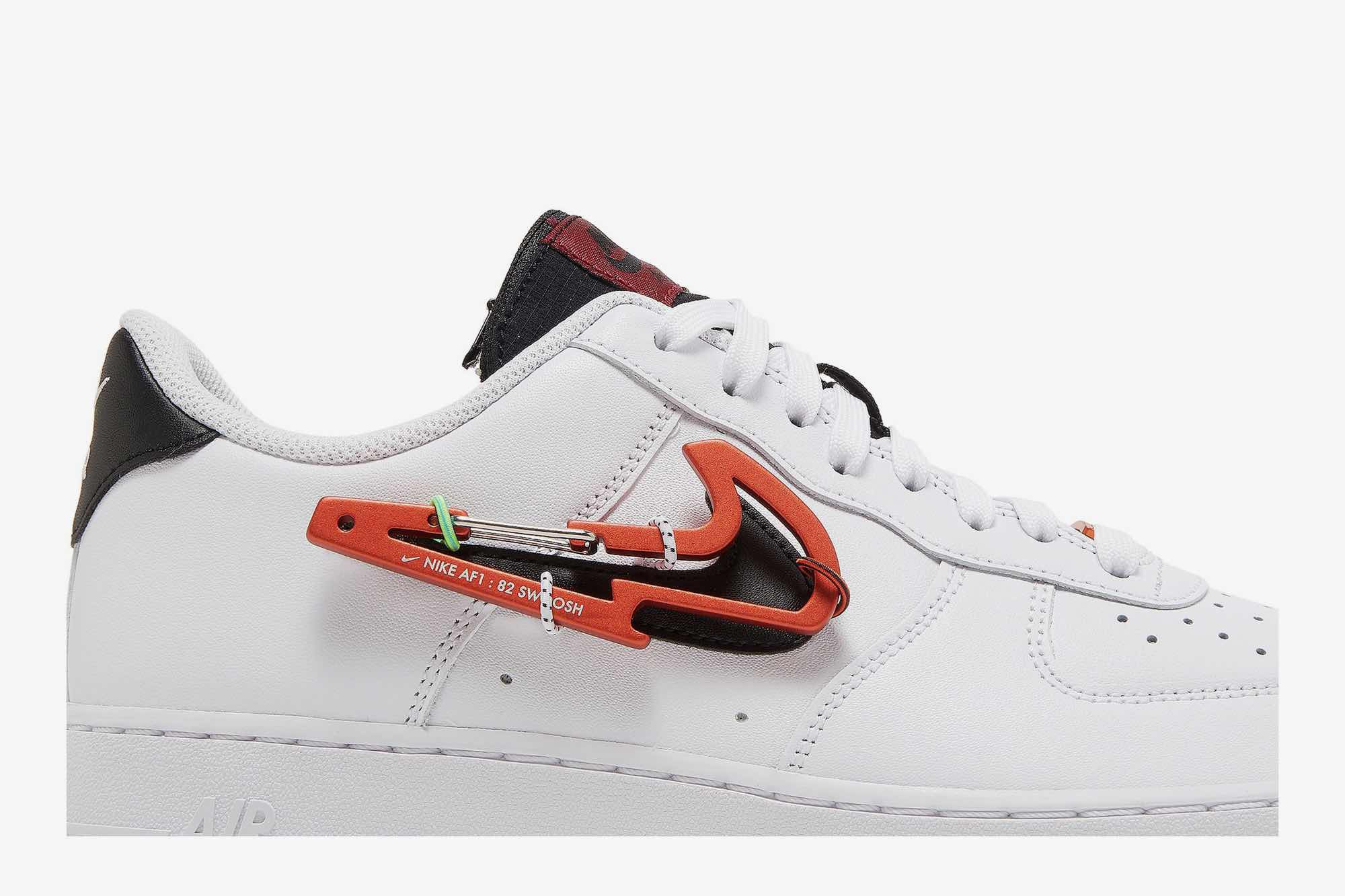 Nike Air Force 1 ’07 Premium ‘Carabiner - White Habanero Red’ DH7579-100 - Image 2