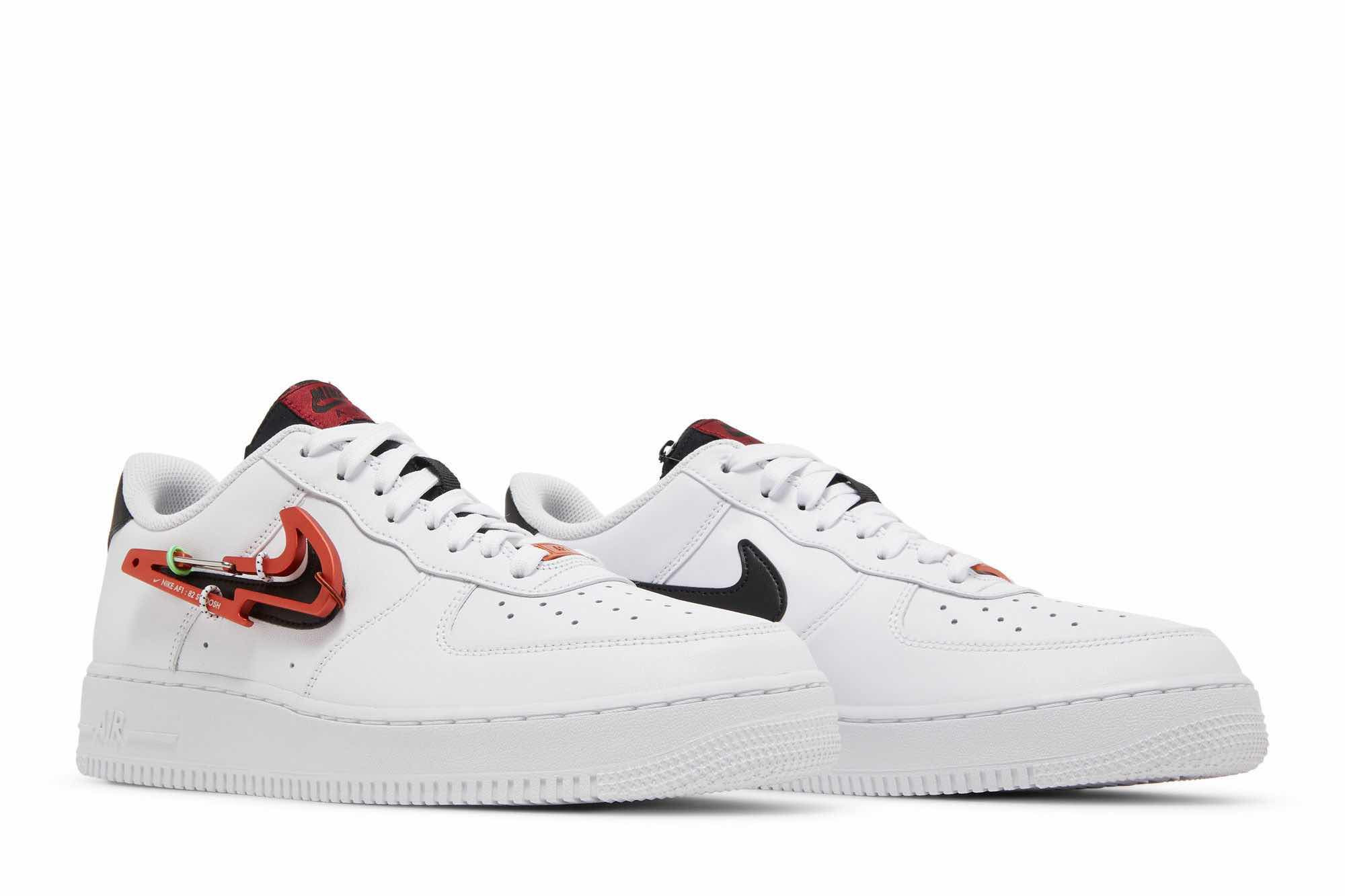 Nike Air Force 1 ’07 Premium ‘Carabiner - White Habanero Red’ DH7579-100 - Image 8