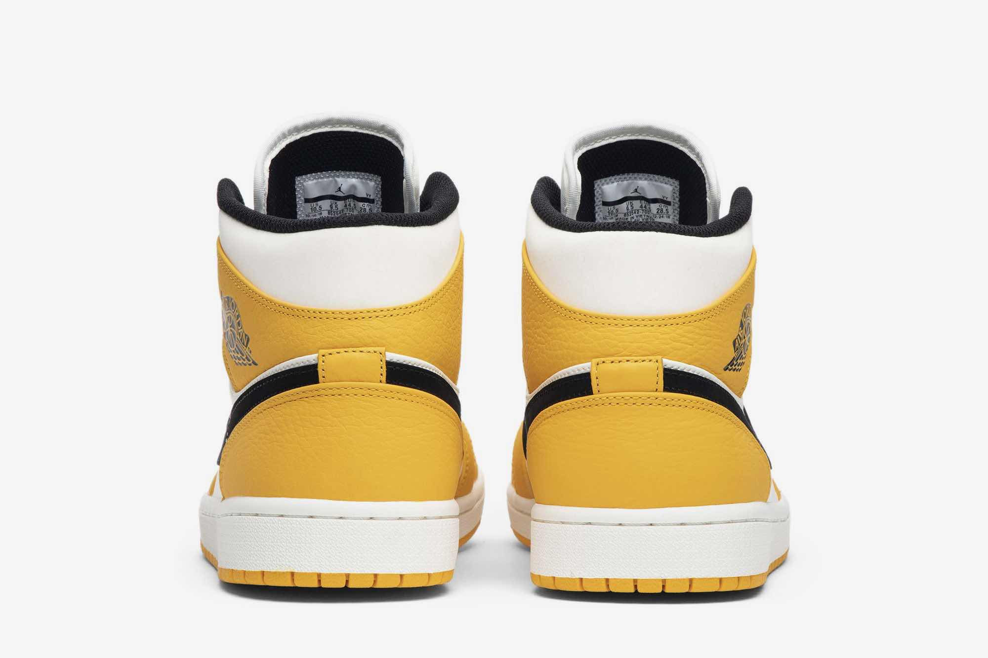 Air Jordan 1 Mid ‘Lakers Gold’ 852542-700 - Image 6