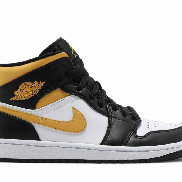 Air Jordan 1 Mid ‘Black University Gold’ 554724-177