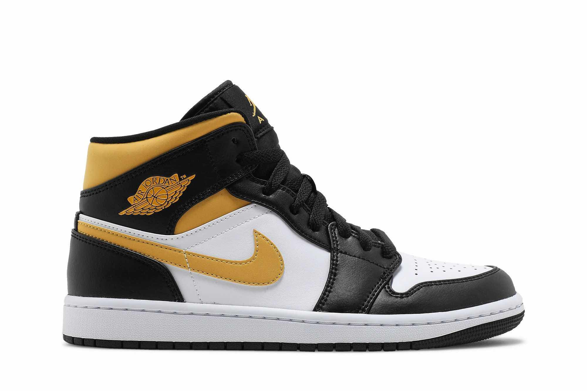 Air Jordan 1 Mid ‘Black University Gold’ 554724-177