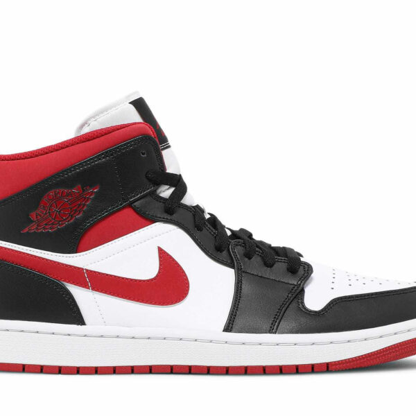 Air Jordan 1 Mid ‘Black White Gym Red’ 554724-122