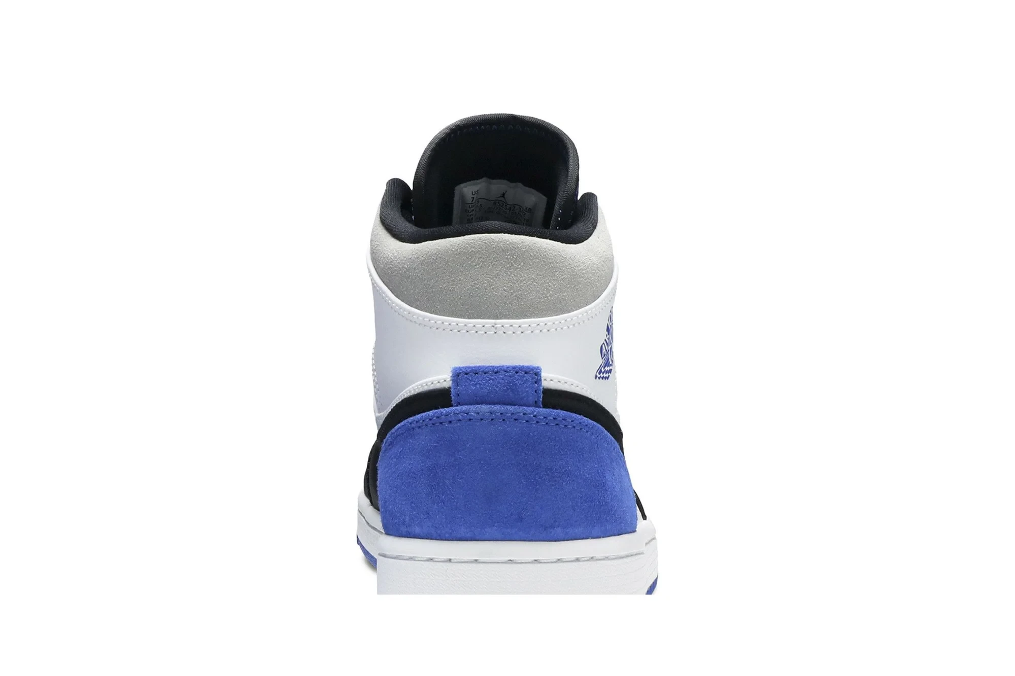Air Jordan 1 Mid SE 'Royal Black Toe' 852542-102 - Image 7