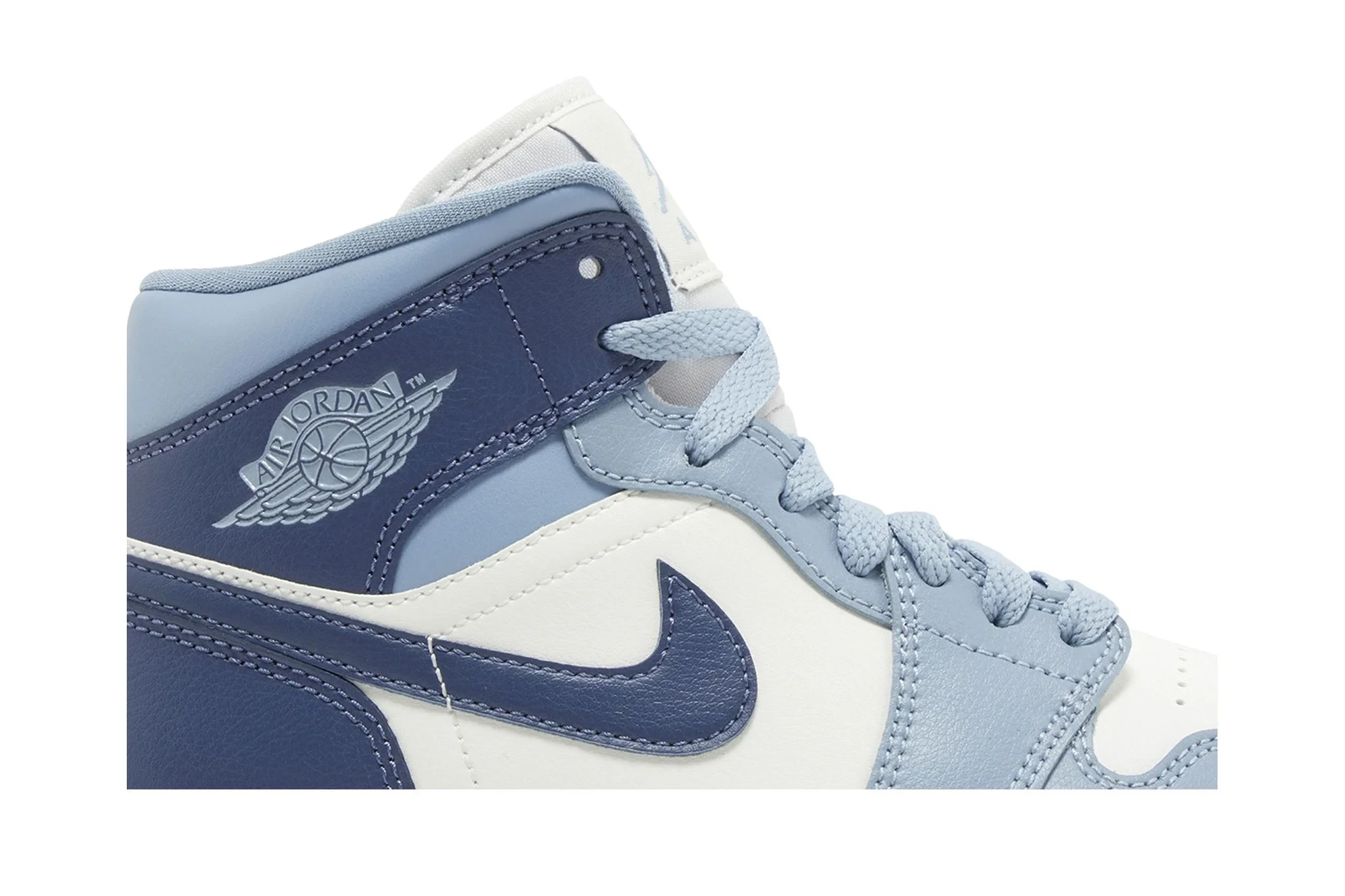 Air Jordan 1 Mid 'Two-Tone Blue' BQ6472-140 - Image 2