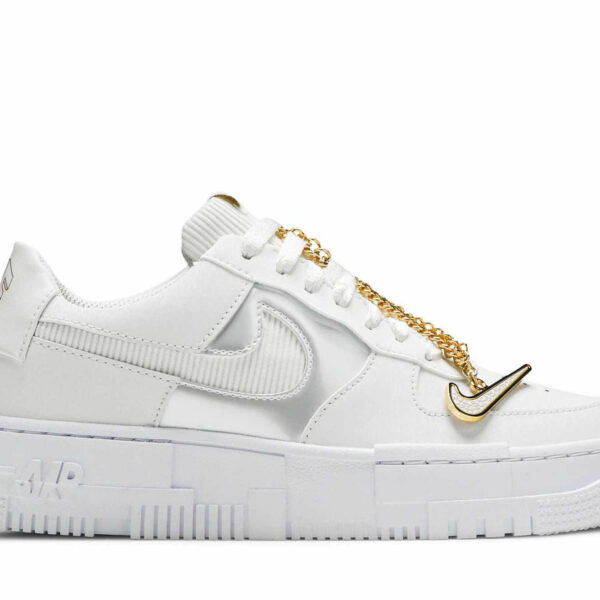 Nike Air Force 1 Pixel ‘White Gold Chain’ DC1160-100