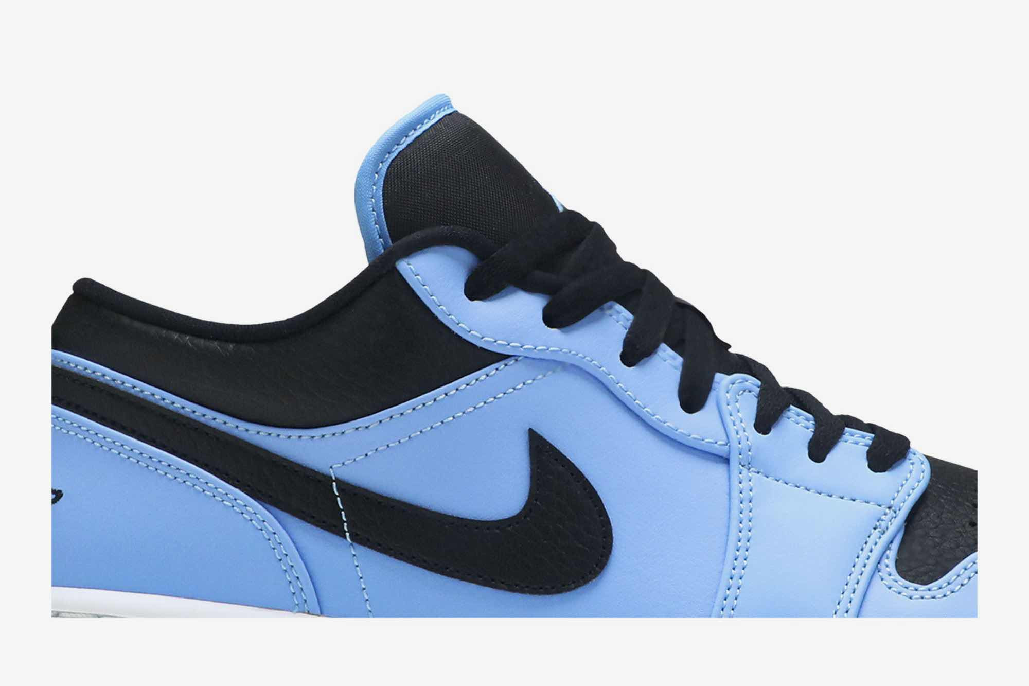 Air Jordan 1 Low ‘University Blue Black’ 553558-403 - Image 2