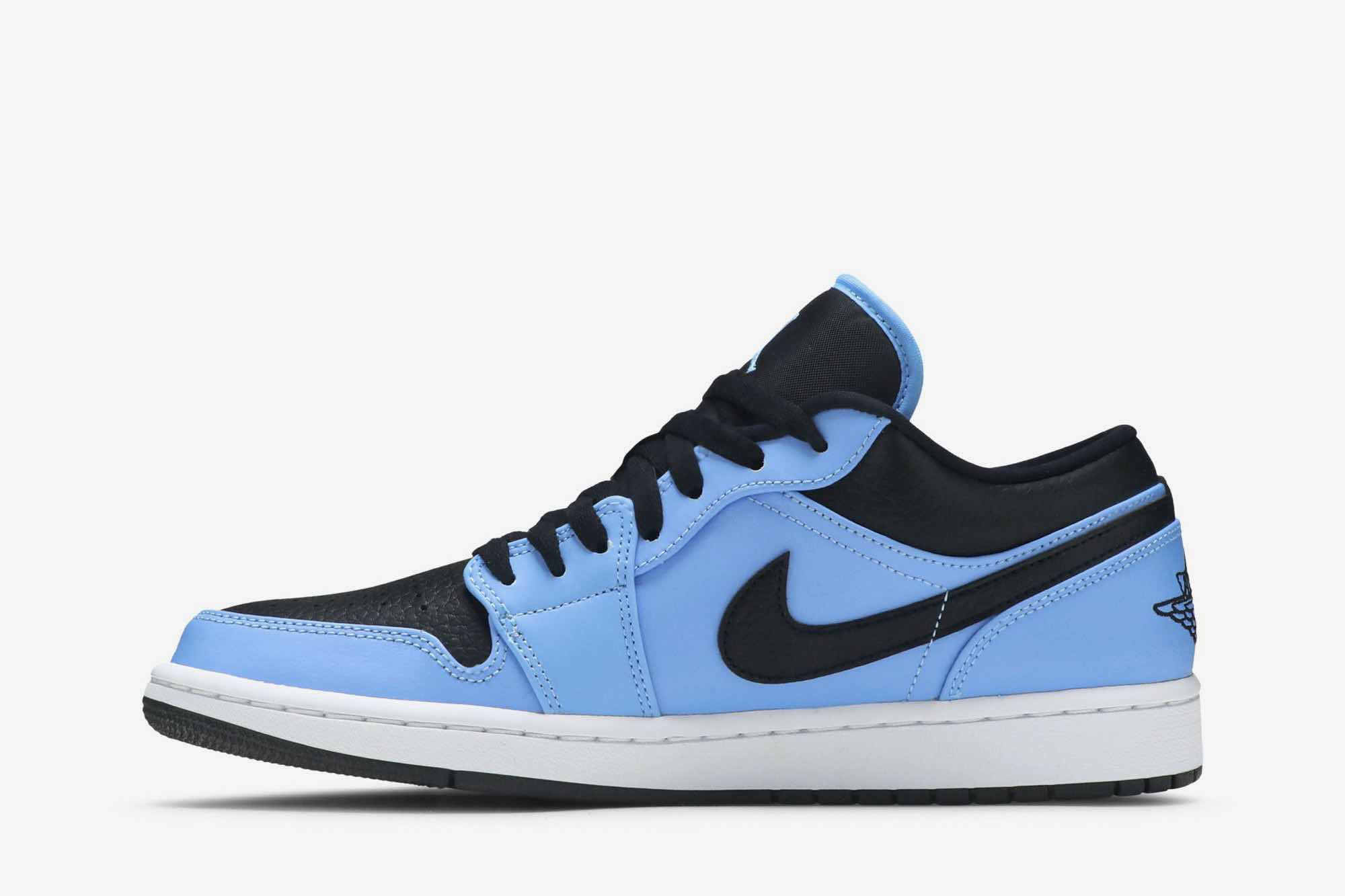 Air Jordan 1 Low ‘University Blue Black’ 553558-403 - Image 3