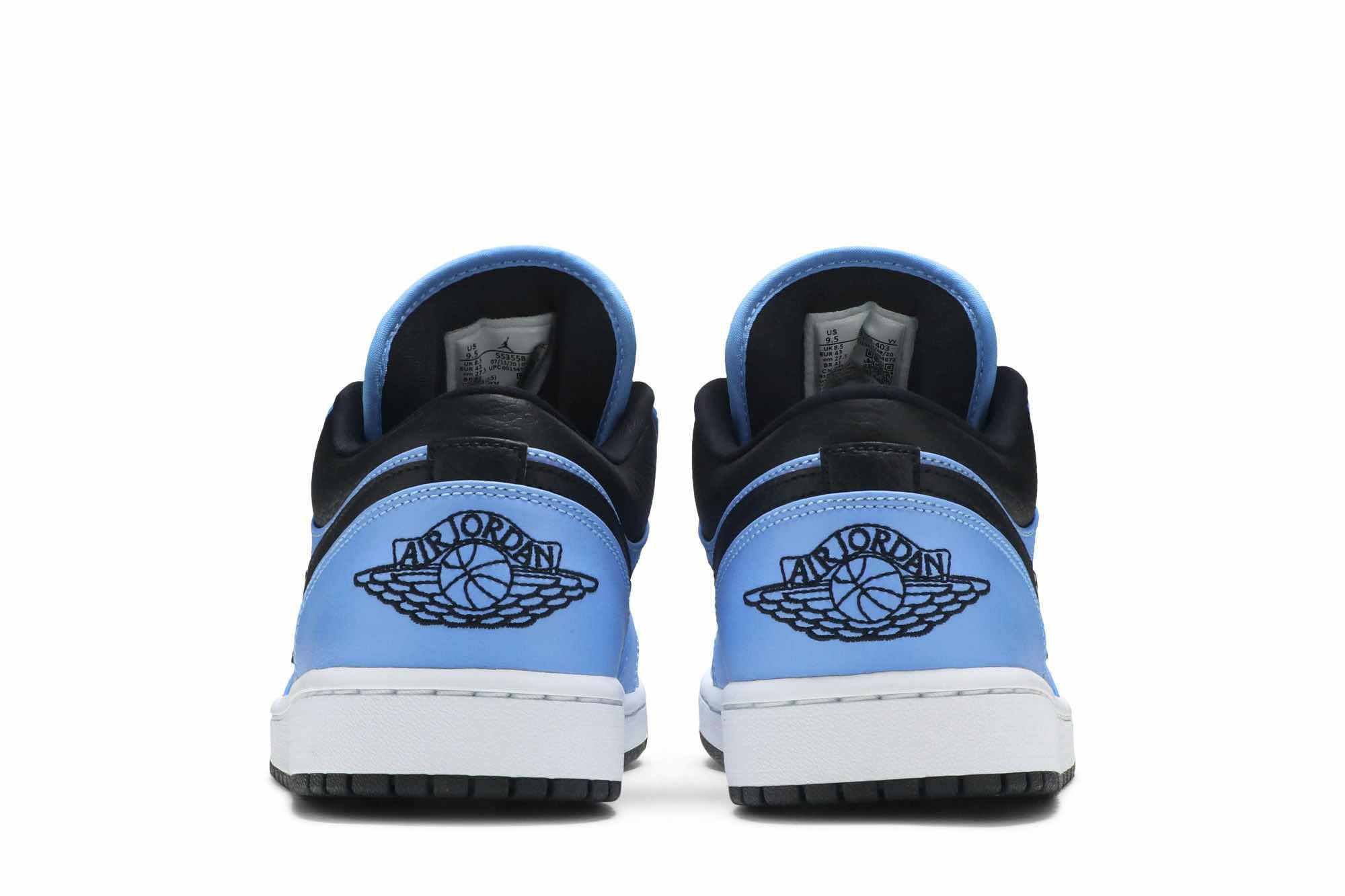 Air Jordan 1 Low ‘University Blue Black’ 553558-403 - Image 6