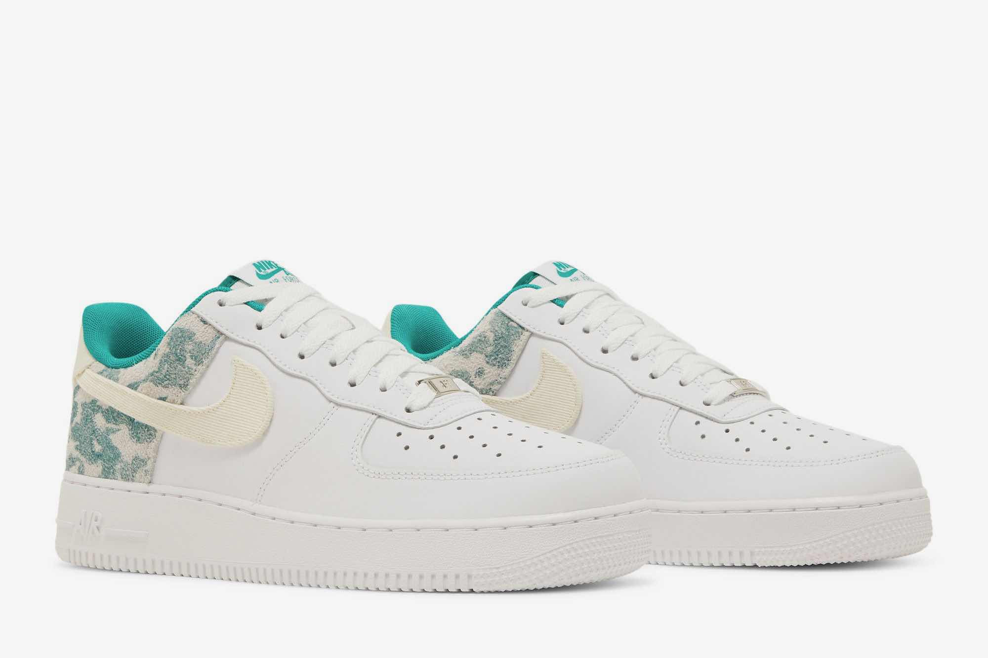 Nike Air Force 1 ’07 LV8 ‘Neptune Green Camo’ DX3365-100 - Image 8